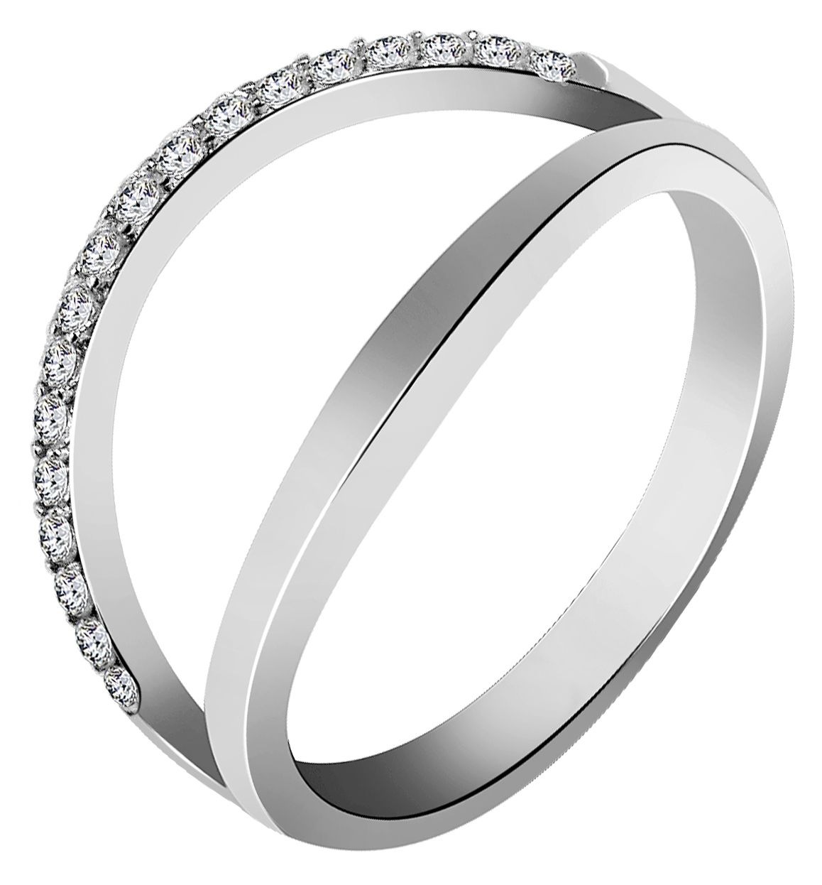 Fingerring ADELIA´S "Damen Ring aus 925 Silber mit Zirkonia" Gr. 54, silber, Fingerringe, Damen, 54, Silber 925 (Sterlingsilber), Fingerring 2