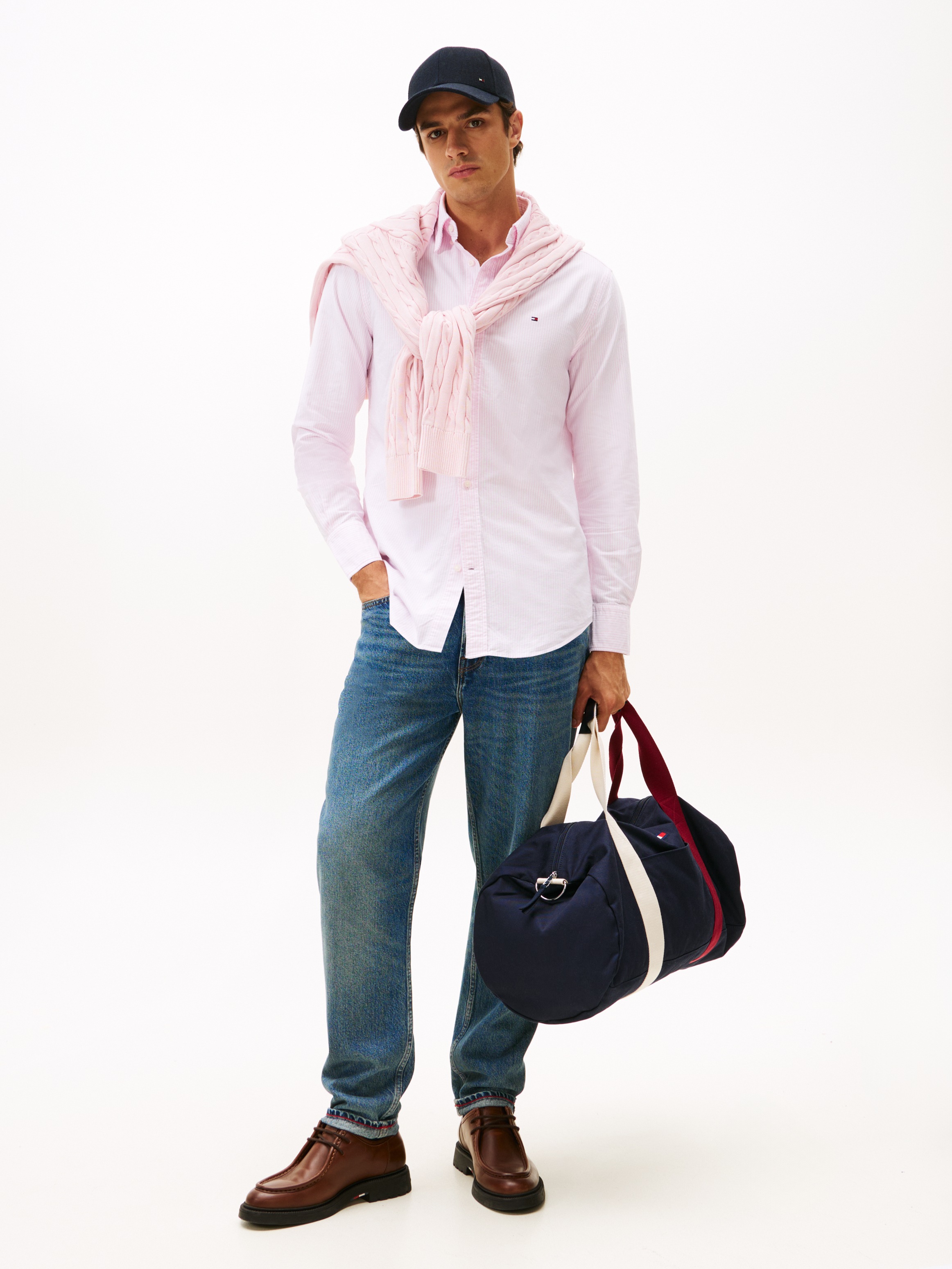 Tommy Hilfiger Langarmhemd »HERITAGE OXFORD STRIPE RF SHIRT«