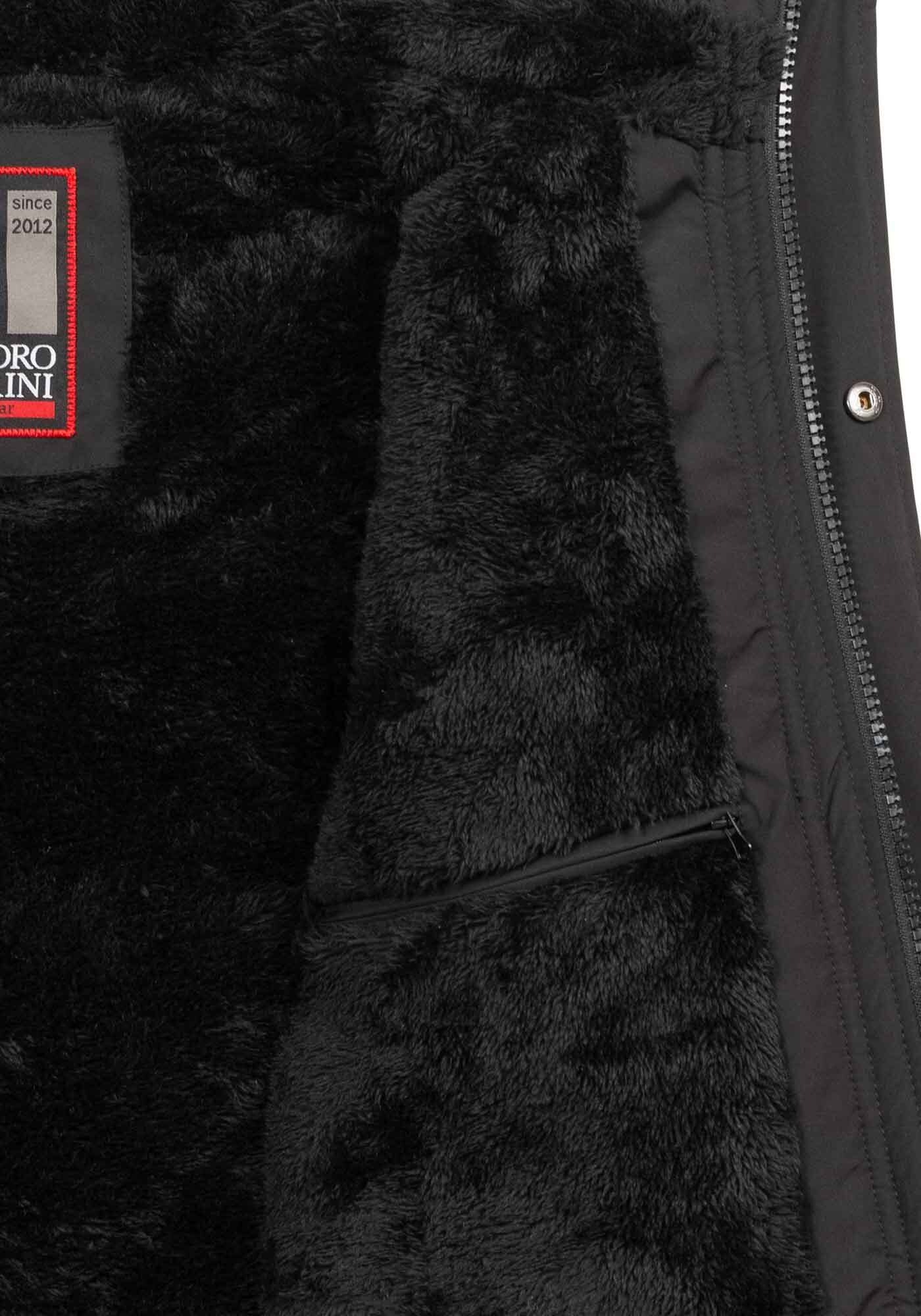 Alessandro Salvarini Winterjacke »ASNehlo« innen mit warmem Teddyfell