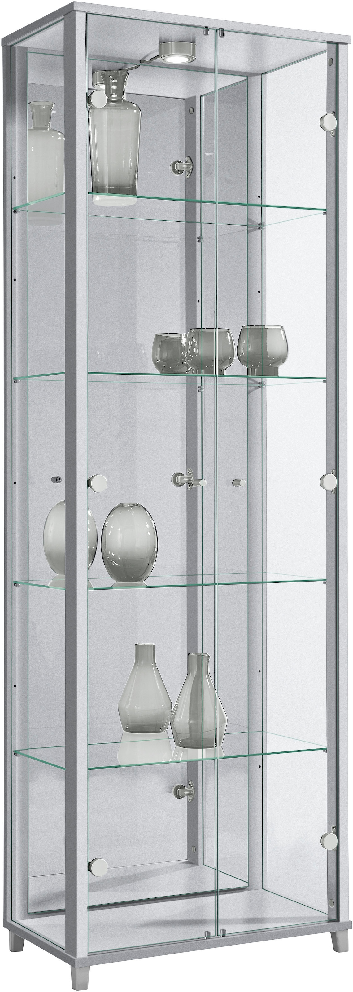fif möbel Vitrine "OPTIMA" Standvitrine, Vitrinenschrank, Glasvitrine, Samm günstig online kaufen