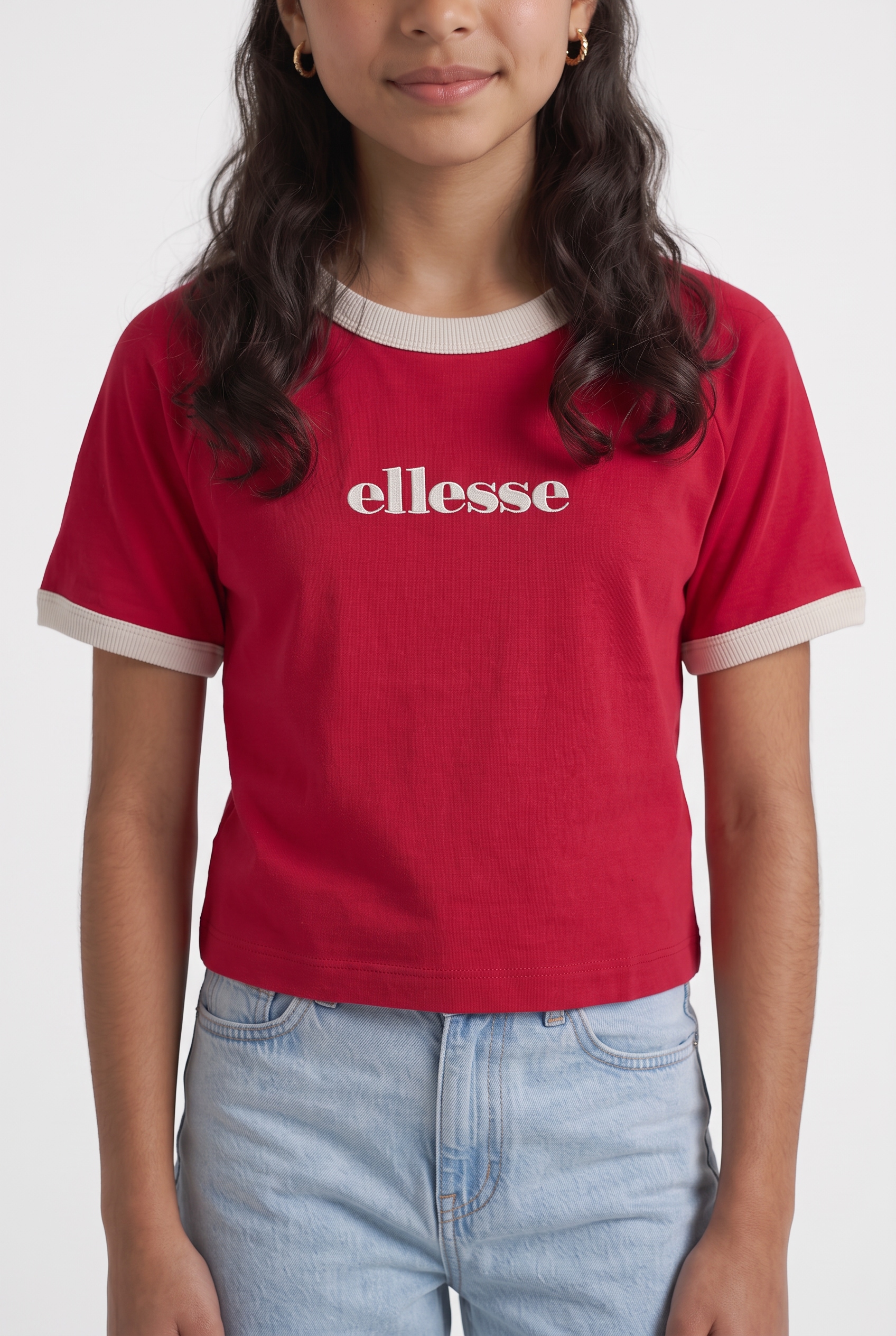 Ellesse T-Shirt »CARPANO T SHIRT« Kurzarm-Design, mit Rundhalsausschnitt, aus Baumwolle und Elasthan