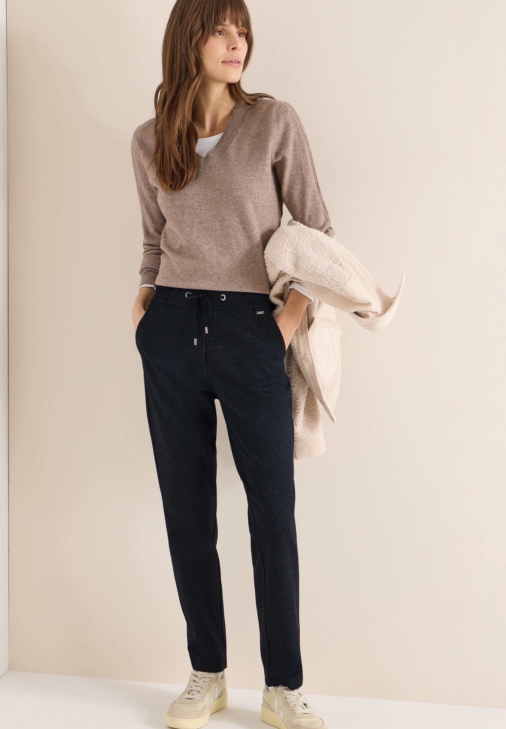 Cecil Tracey Women Jogger Pants Blue 30 3