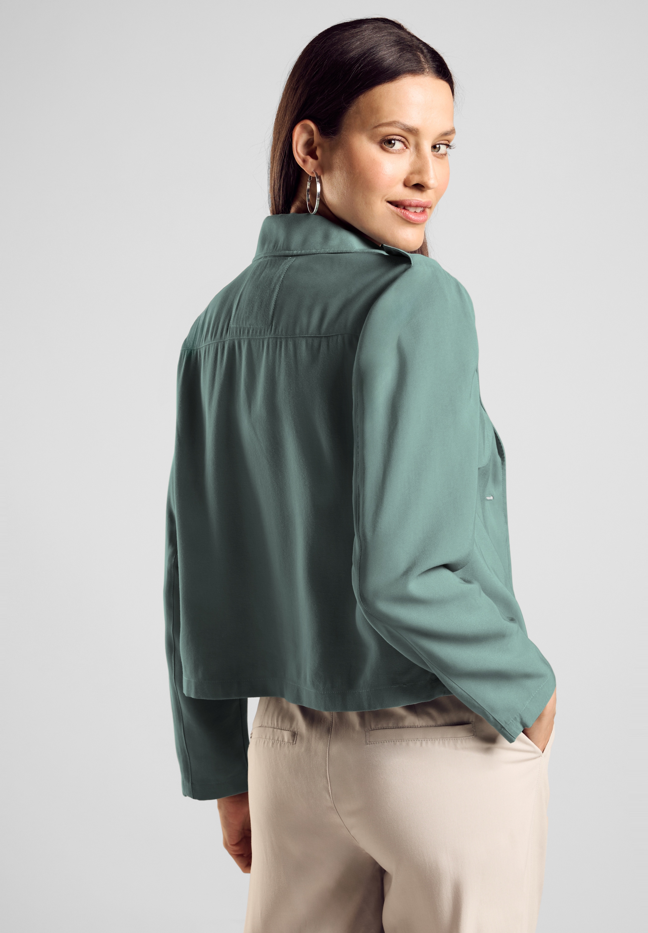 STREET ONE Kurzjacke, ohne Kapuze, mit Reverskragen