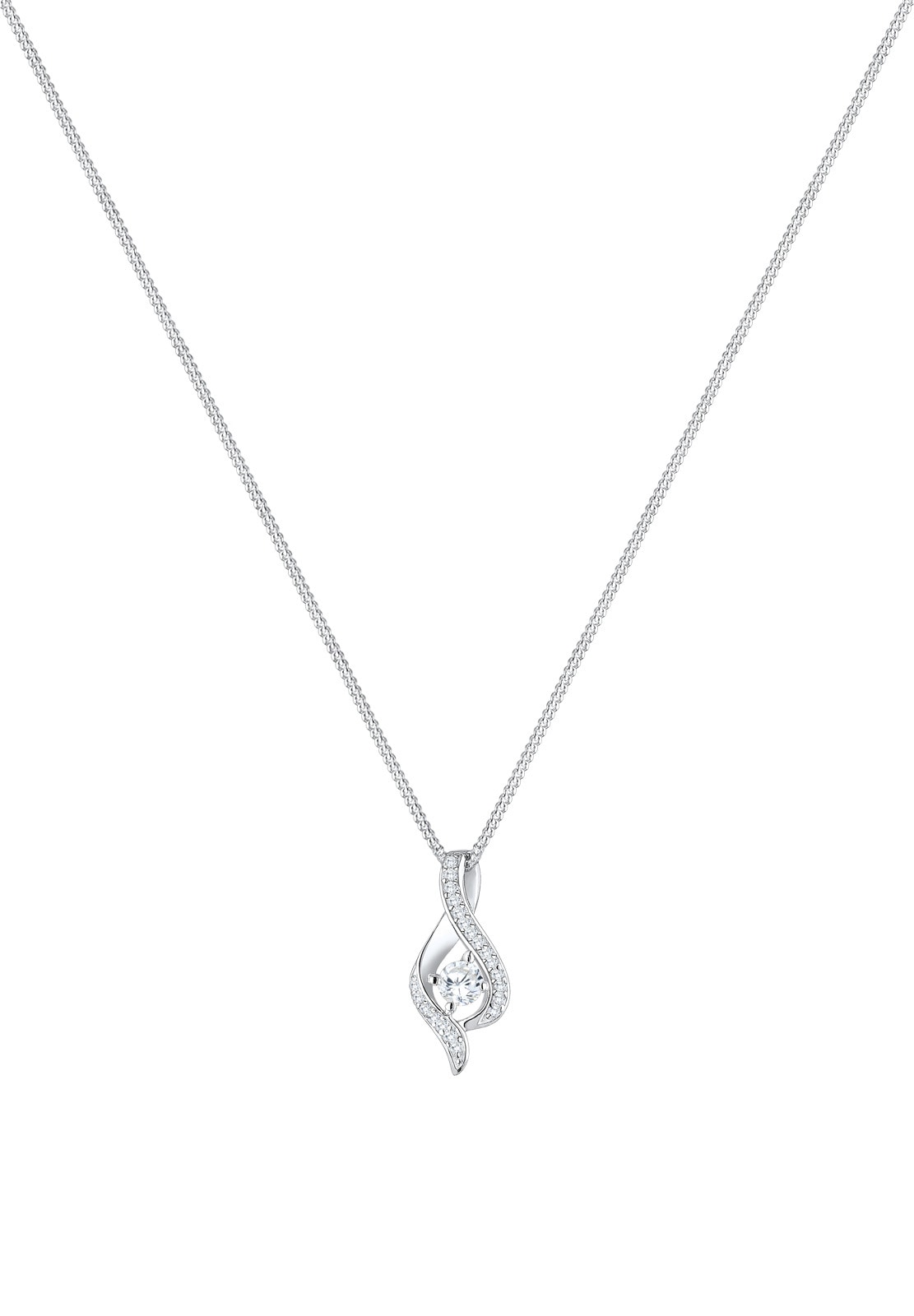Elli Collierkettchen »Infinity Symbol Zirkonia Amoureux 925 Silber«