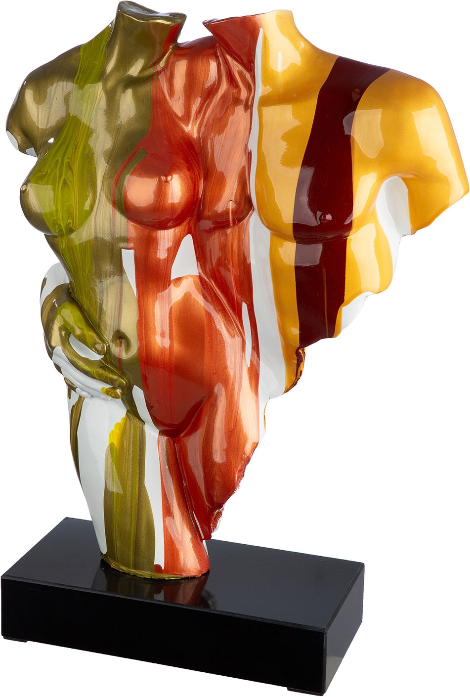 GILDE Skulptur "Skulptur Torso Coppia Colorata"