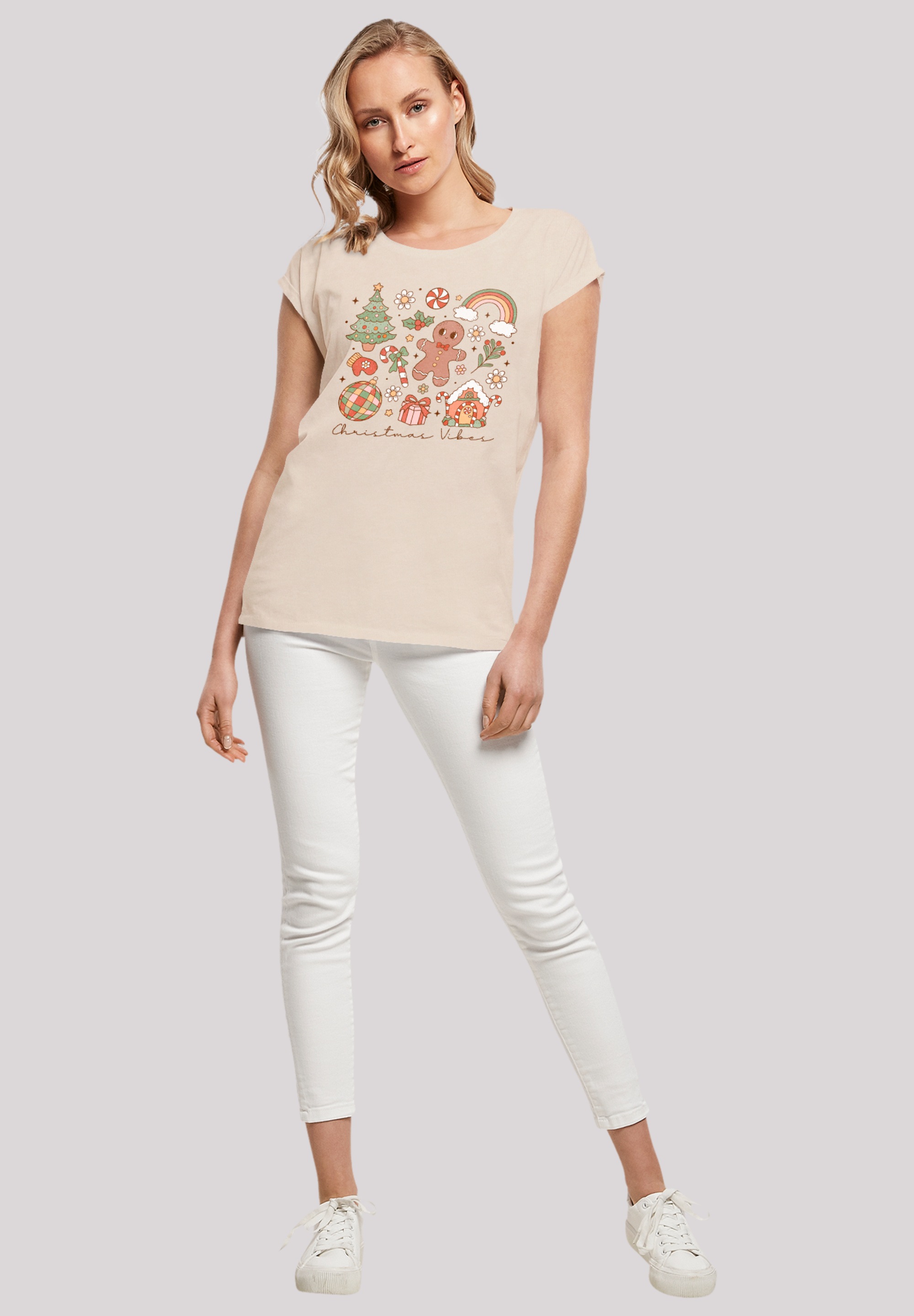 F4NT4STIC T-Shirt »Weihnachten Vibes Cozy Cute Winter«, Premium Qualität, Weihnachts-Kollection
