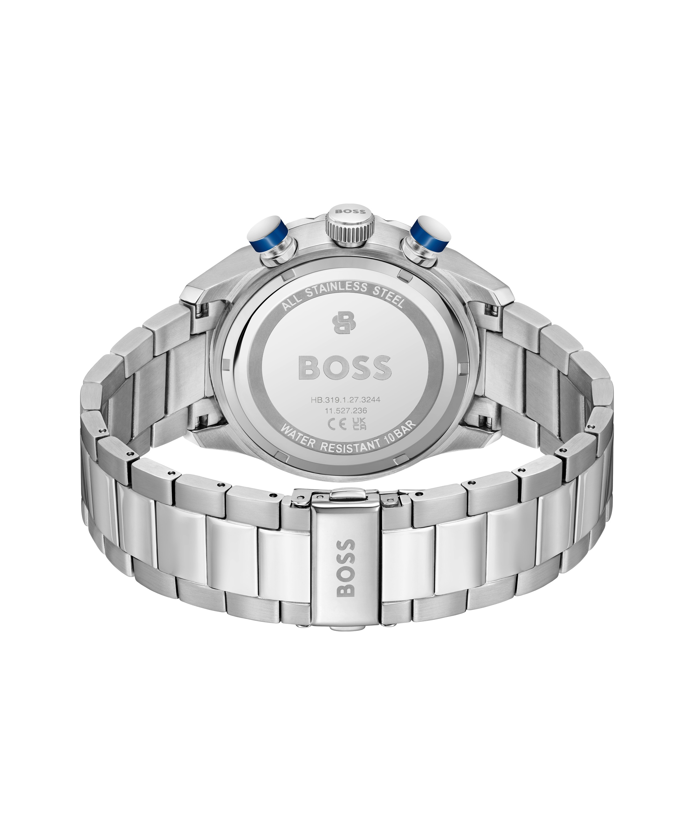 BOSS Chronograph »BOSS CHRONOMATIX« Quarzuhr, Armbanduhr, Herrenuhr, Edelstahlarmband, analog, Tag