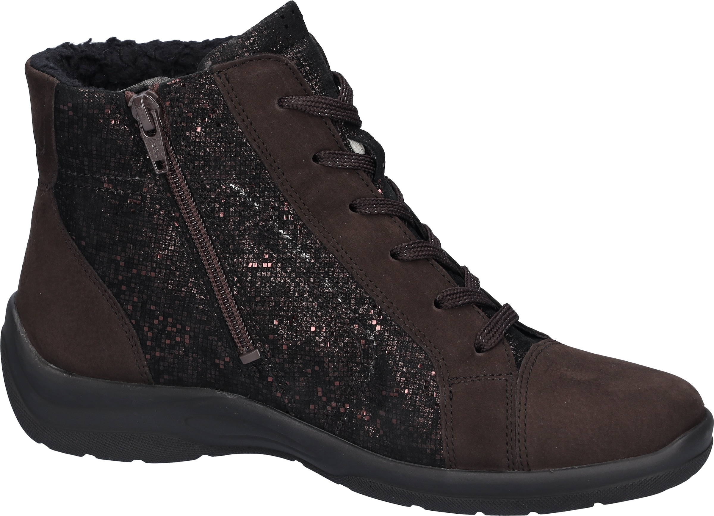 Waldläufer Winterboots »HESNA«, Winterstiefelette, Schnürboots mit herausnehmbarer Einlage, H-Weite