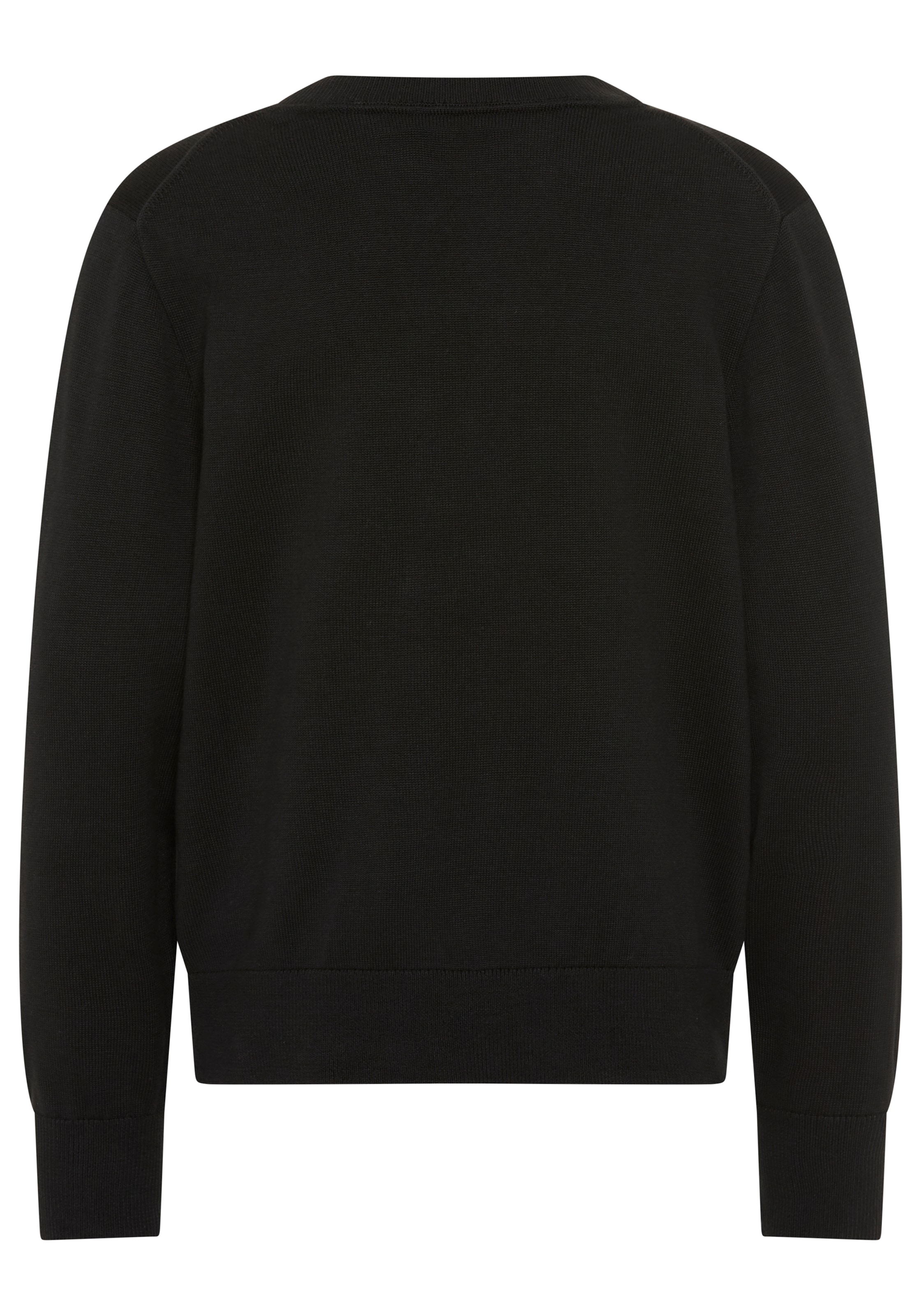 Calvin Klein Jeans Strickpullover »MONOGRAM REG. SWEATER CN« Regular fit mit Markenlogo
