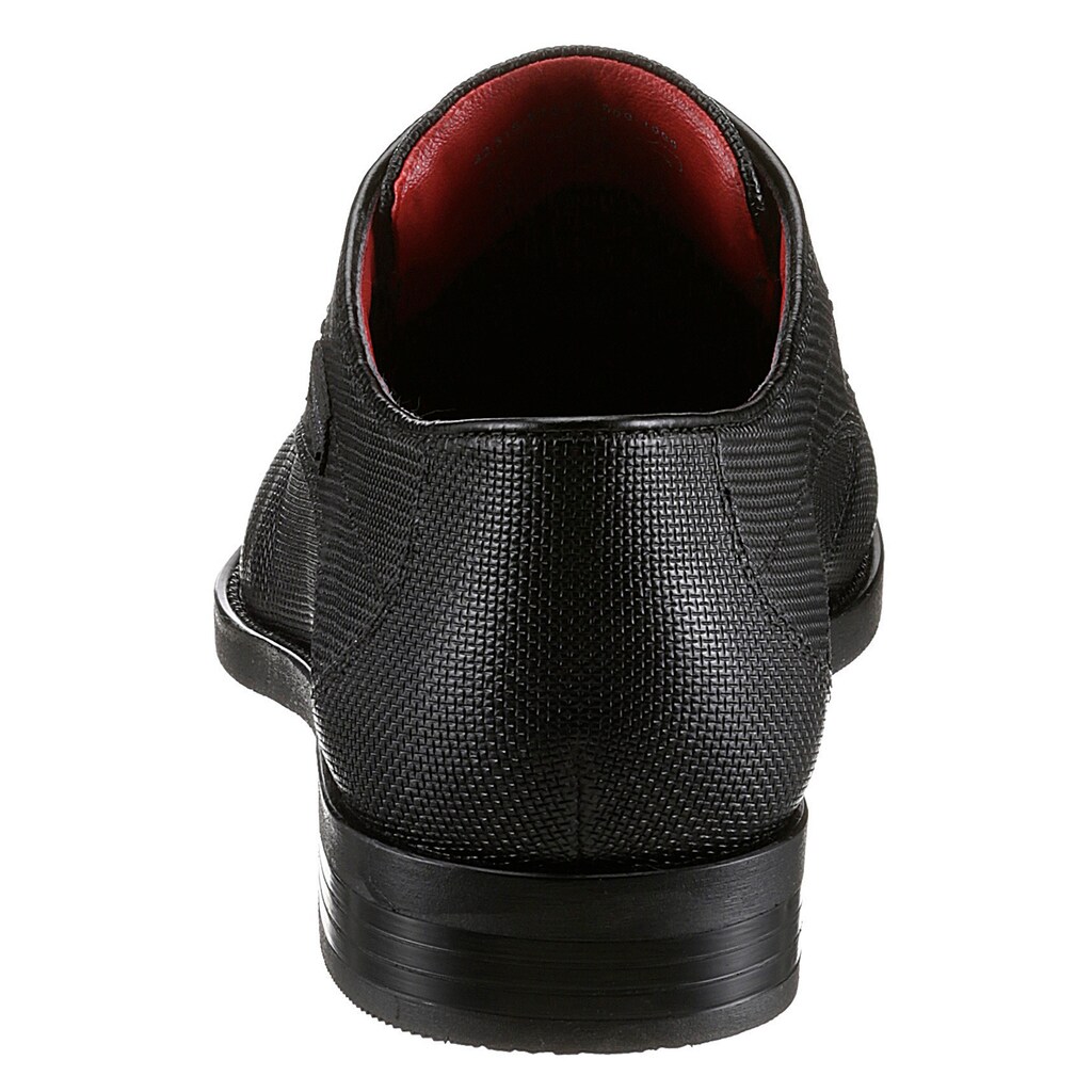 bugatti Schnürschuh, mit seitlichem Logo