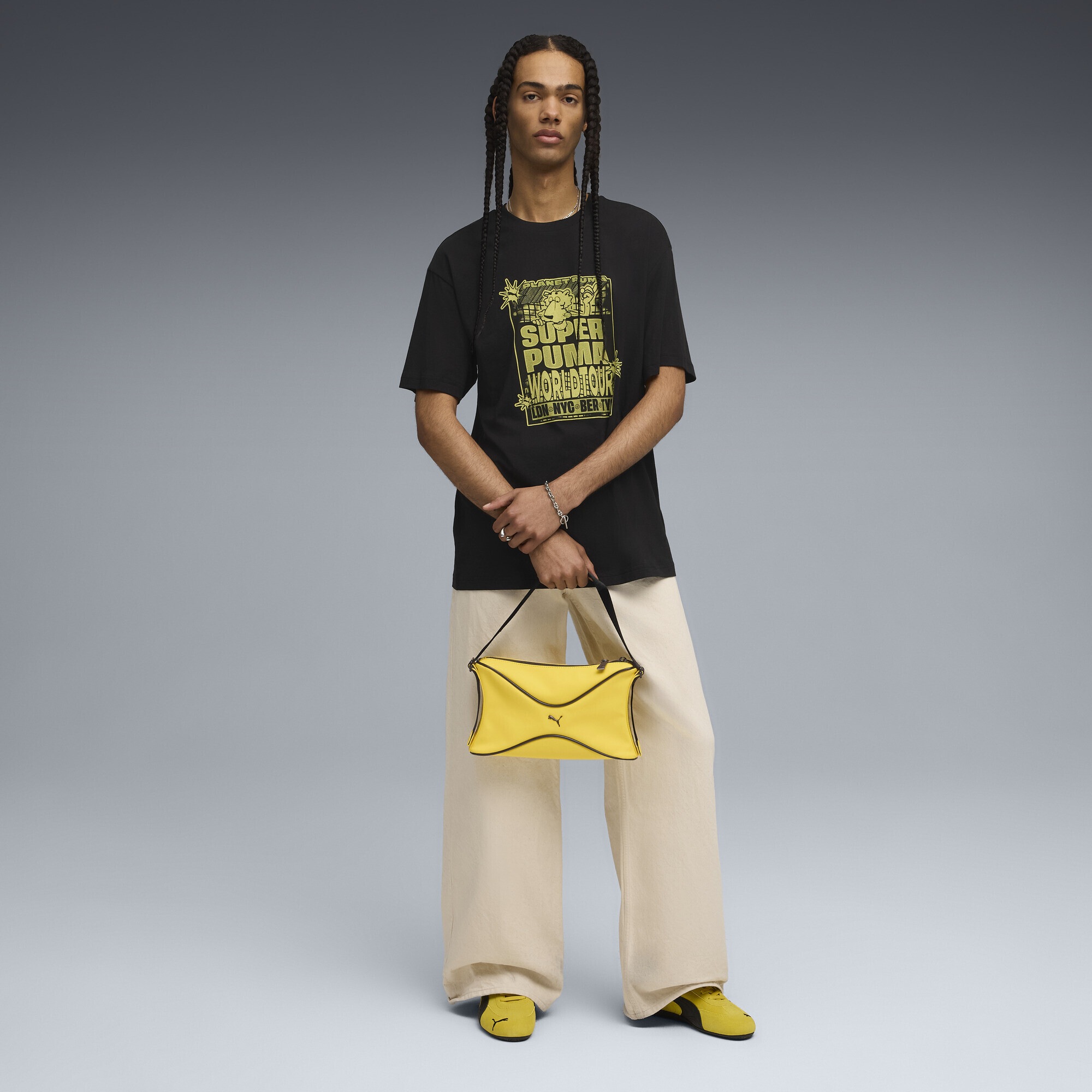 PUMA T-Shirt »Graphic SUPER PUMA World Tour Relaxed T-Shirt Herren«