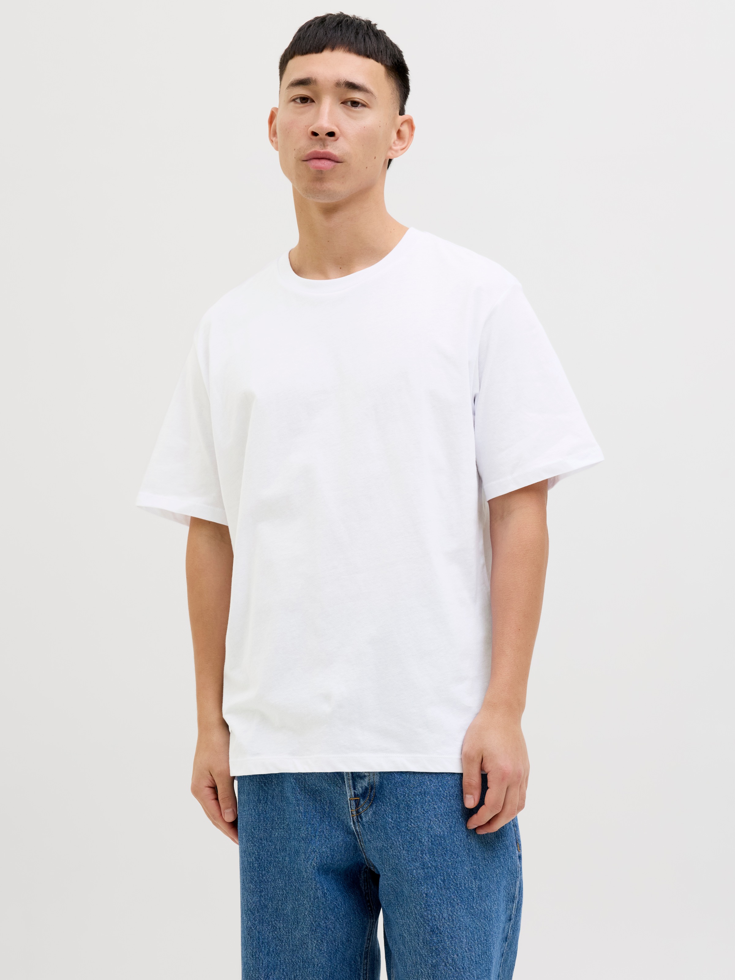 Jack & Jones Kurzarmshirt "JJHUGO LOOSE TEE SS CREW NECK 3PK MP" günstig online kaufen