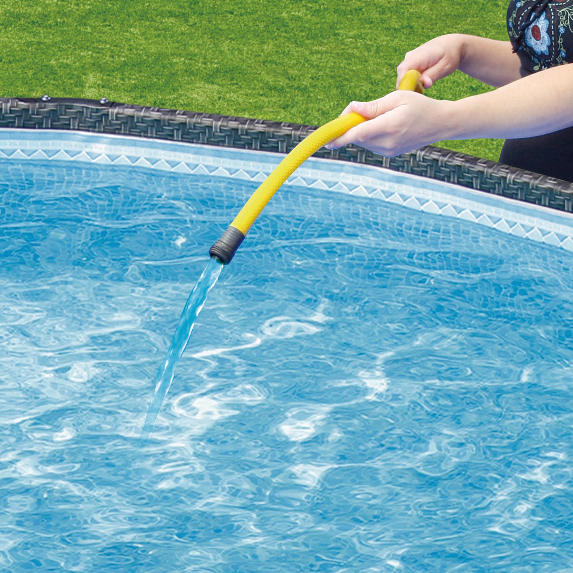 SummerWaves Framepool »Elite«, (Set, 8 tlg.), ØxH: 549x132 cm