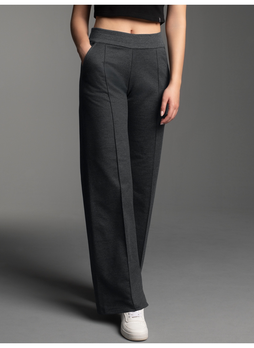 Trigema Jerseyhose »TRIGEMA Jogginghose mit weitem Bein«, (1 tlg.)