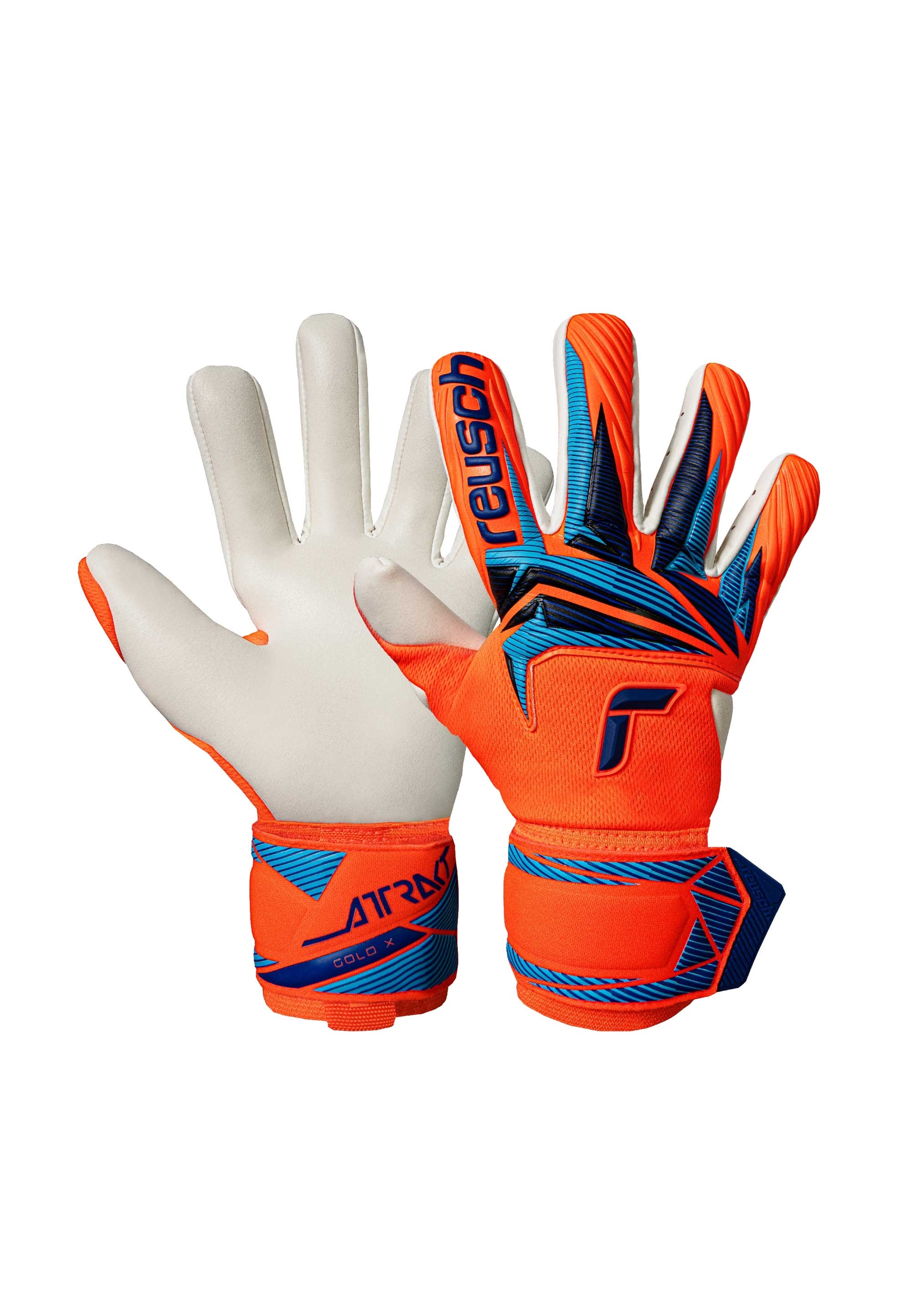 Reusch Torwarthandschuhe "Attrakt Gold X NC" mit mit Full Strap-Verschluss