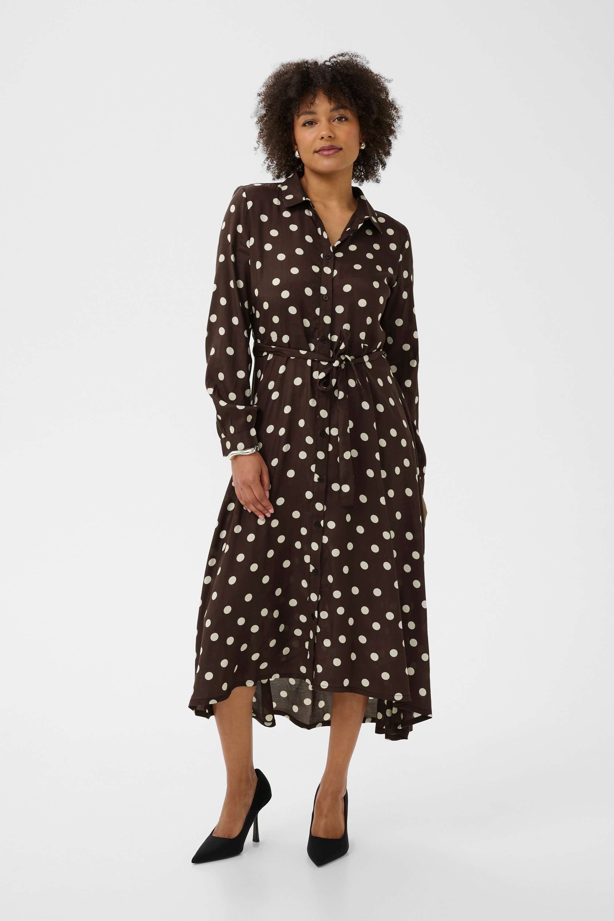 KAFFE Midikleid »Damen Kleid KAoline«