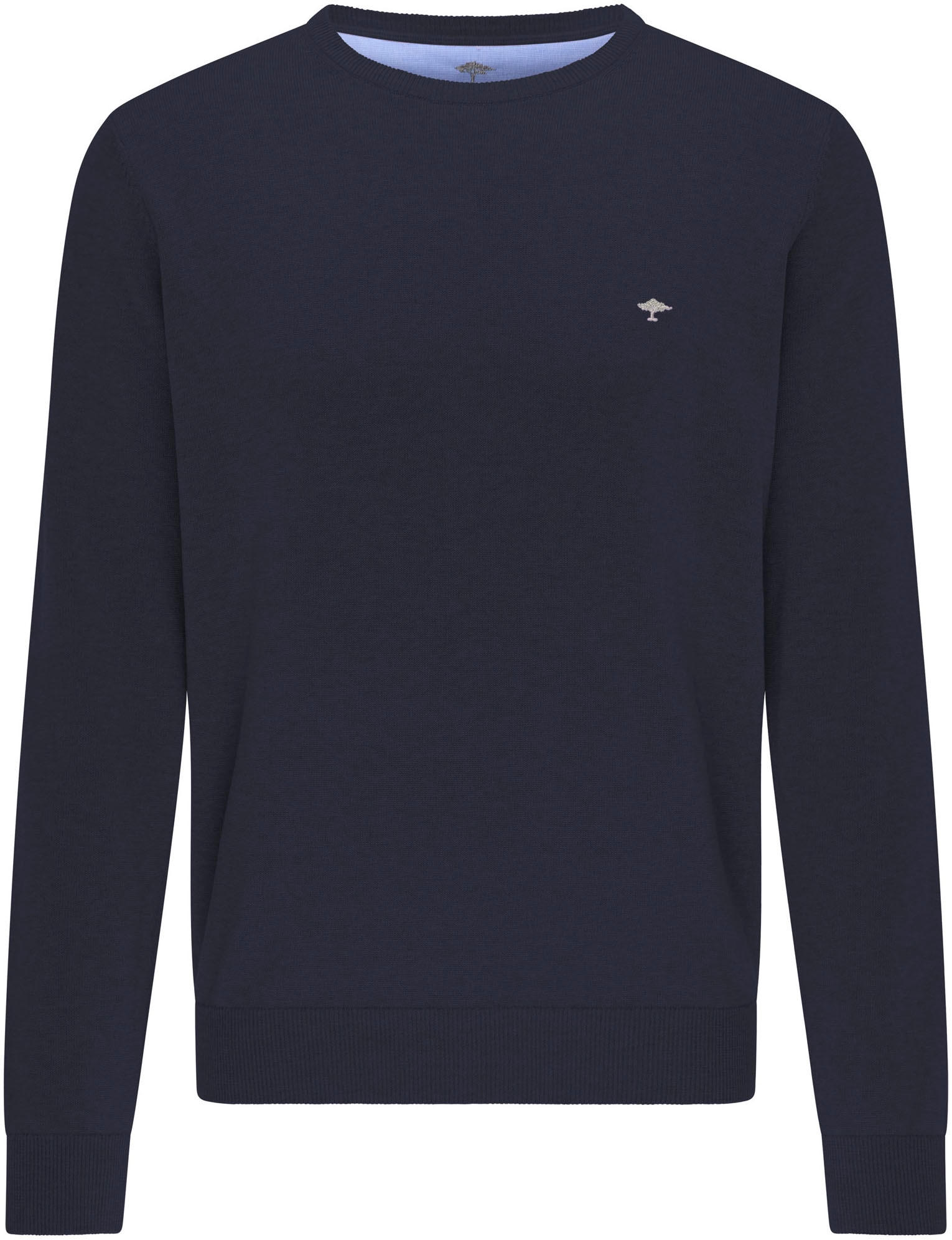 FYNCH-HATTON Strickpullover »FYNCH-HATTON Langarmpullover«, (1 tlg.), mit  Logostickerei ▷ für | BAUR