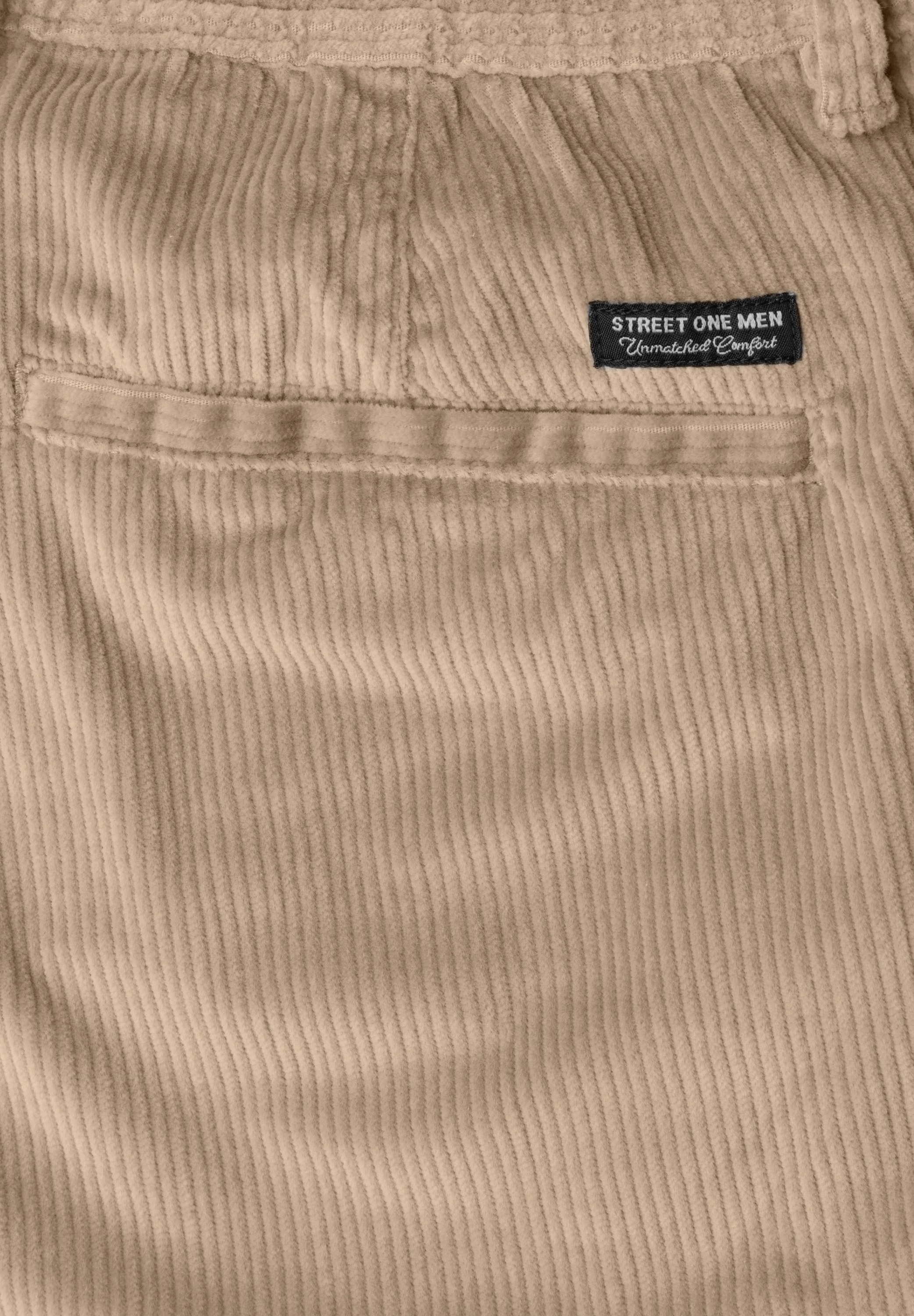 STREET ONE MEN Shorts  aus Baumwolle mit Stretchanteil