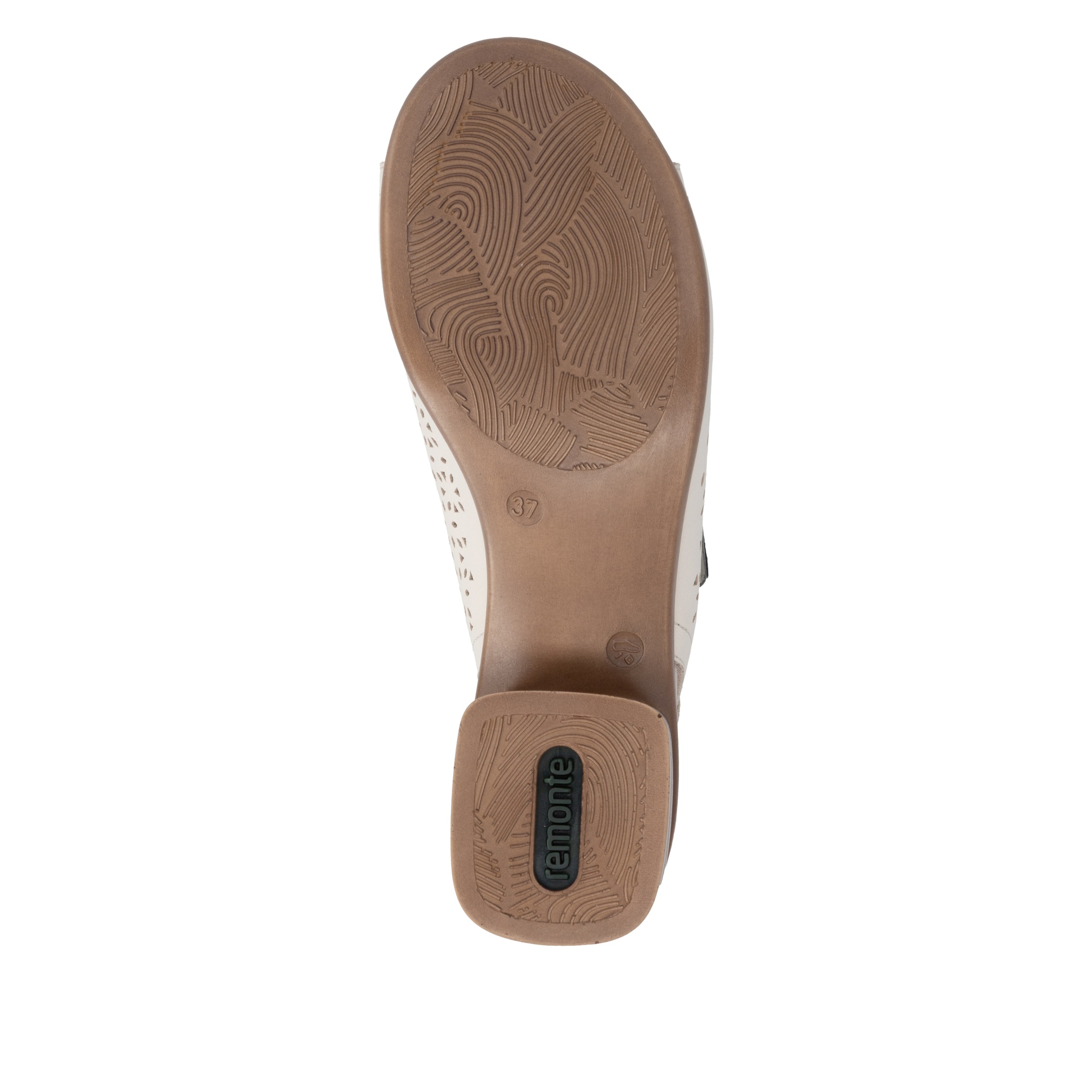 Remonte Schaftsandalette  Sommerschuh mit Blockabsatz und Klettriemchen an der Ferse