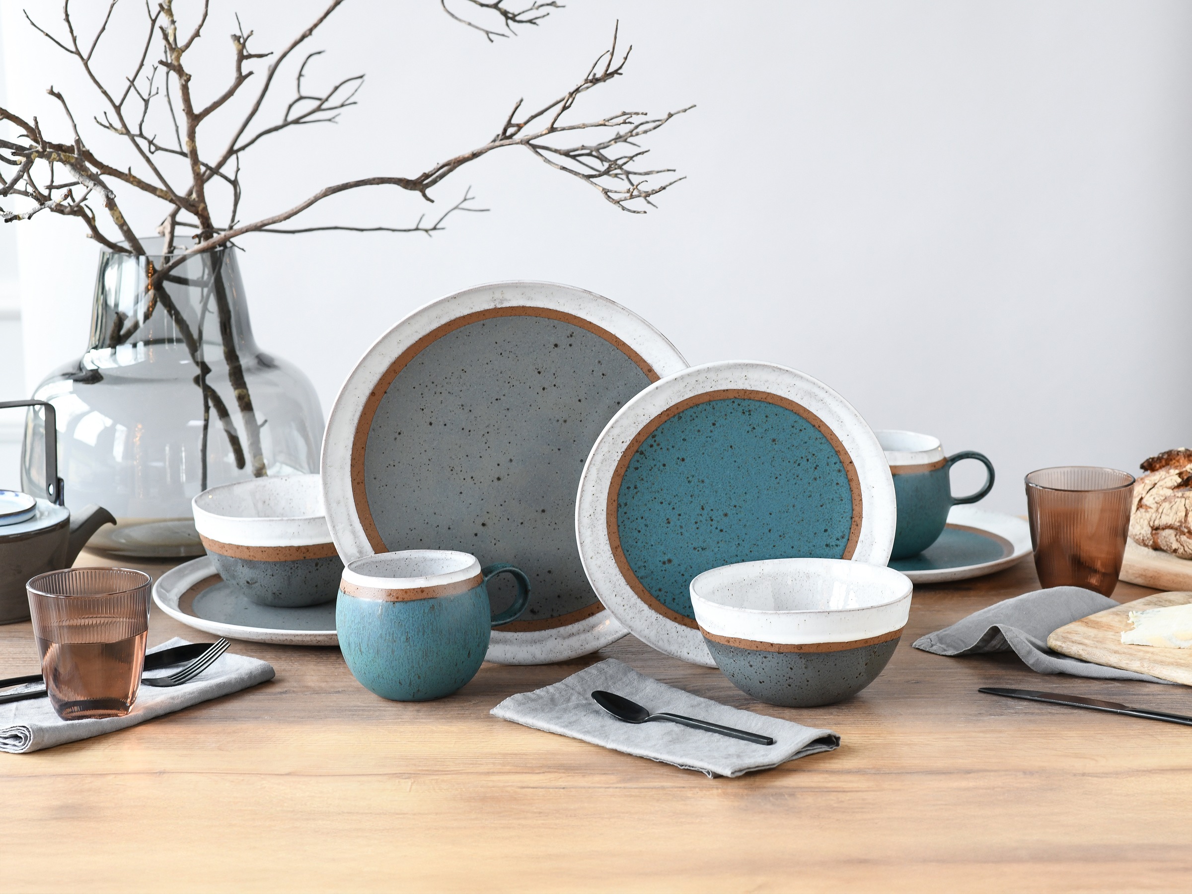 CreaTable Kombiservice "Geschirr-Set Fjord" Service, skandinavisches Design günstig online kaufen