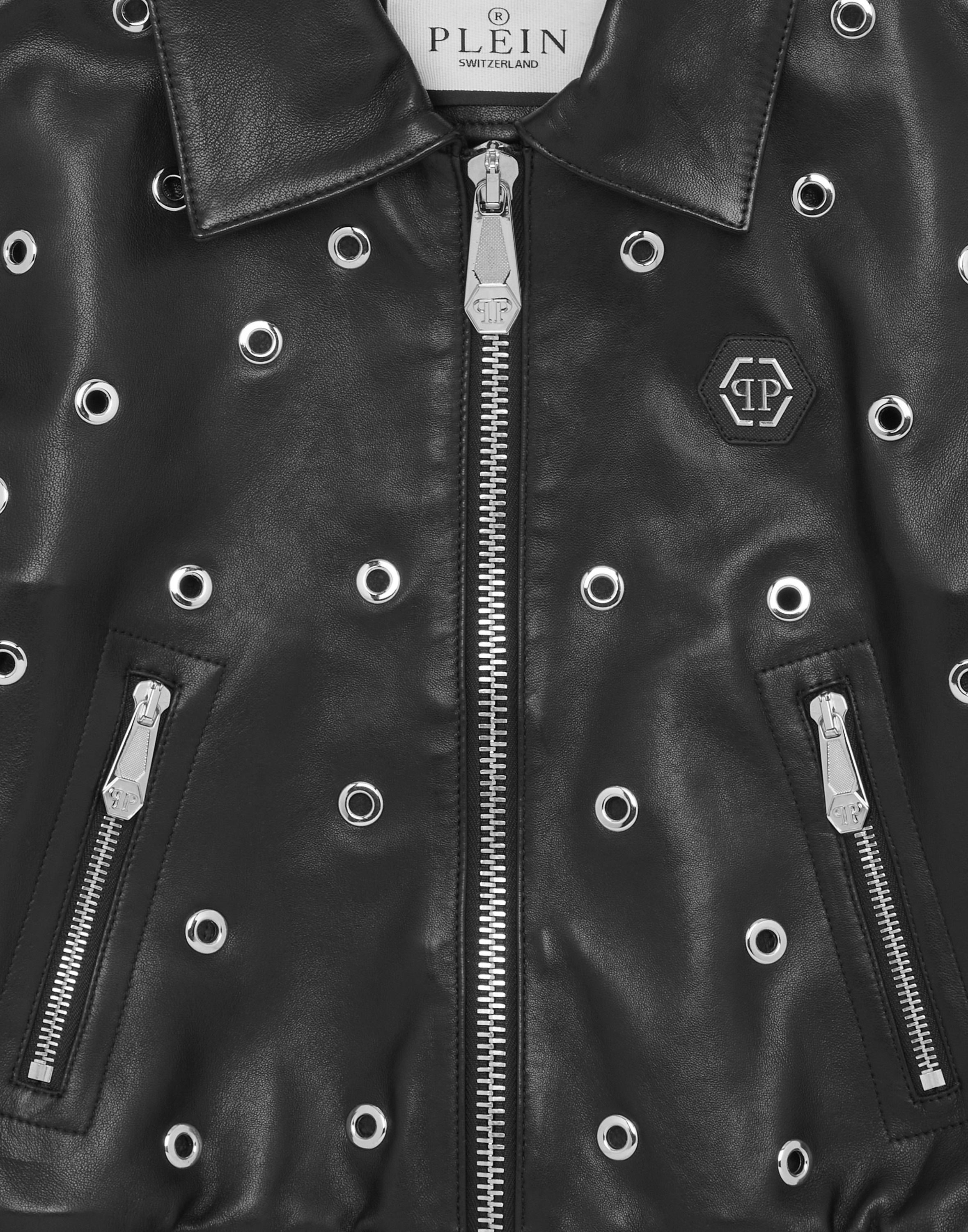 PHILIPP PLEIN Lederjacke »Leder-Bomberjacke«