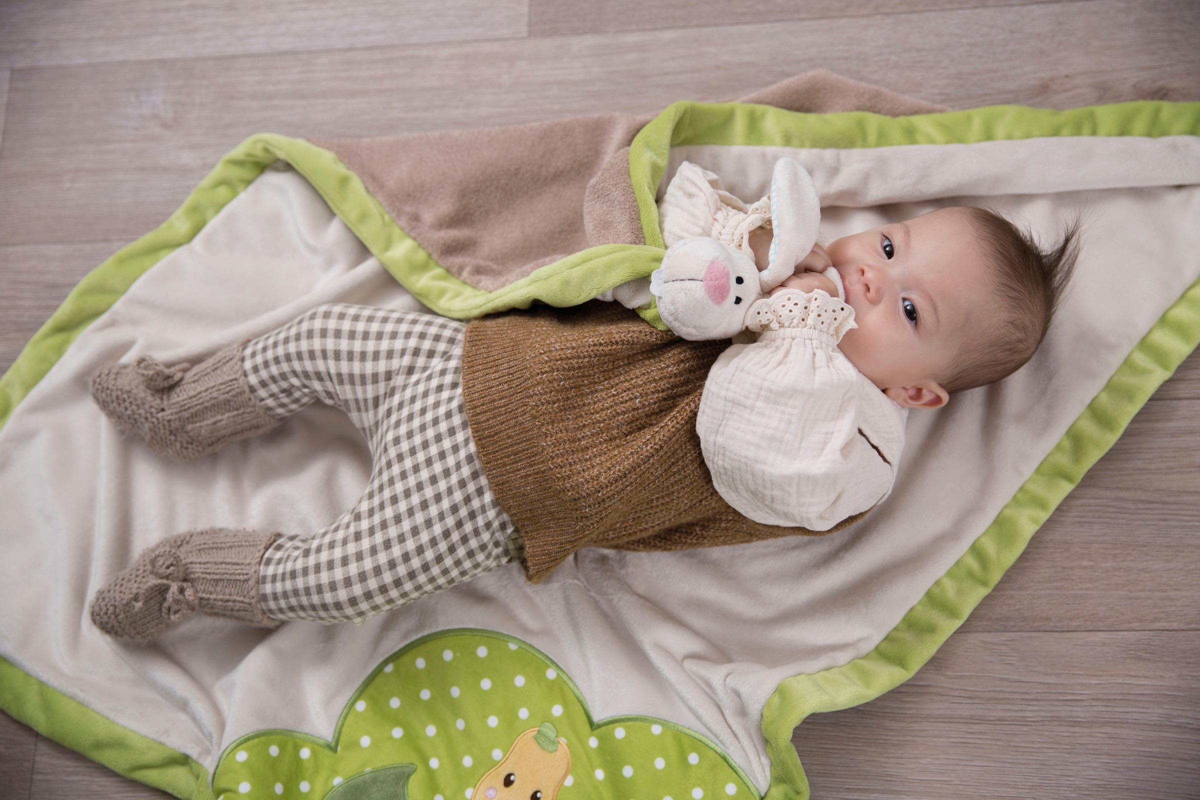 Nici Babydecke »My First NICI, Baby-Kuscheldecke mit Schmuse-Hase«