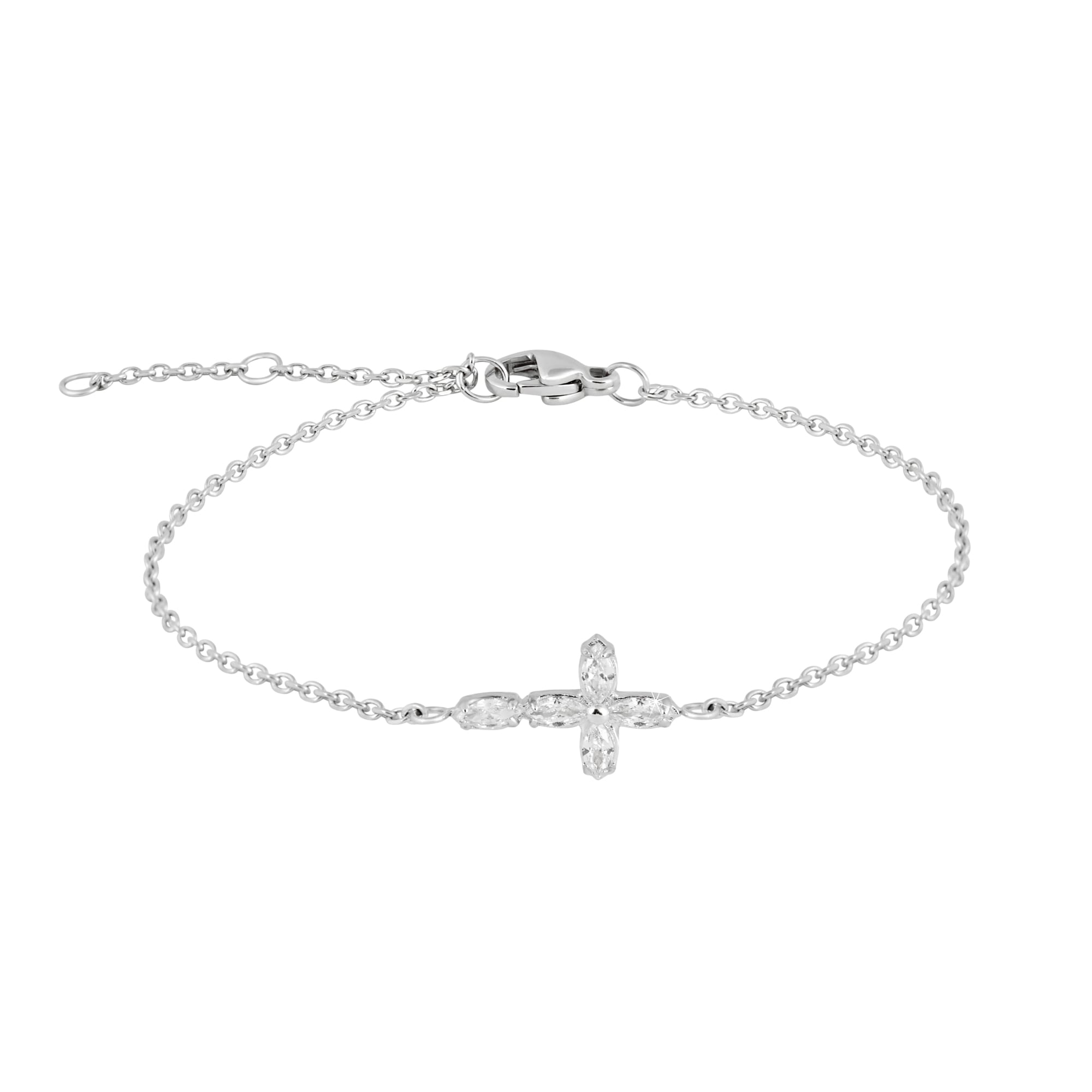 Tamaris Armband »Cross, Kreuz-Motiv« mit Zirkonia (synth.)