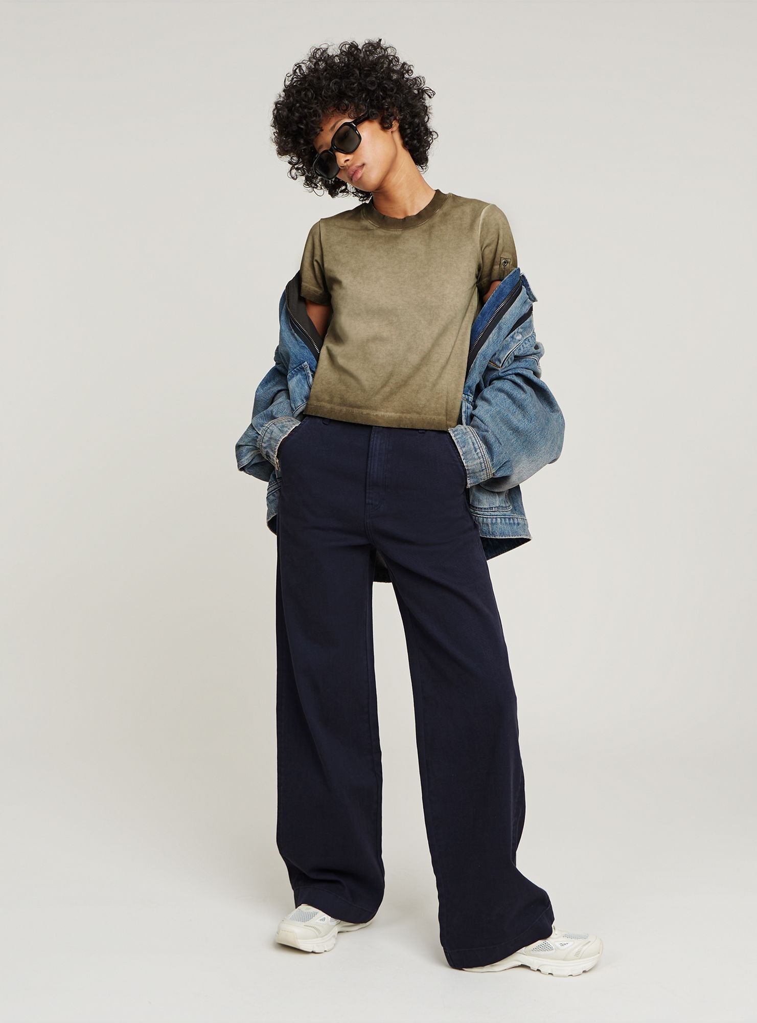 G-STAR Chinohose "Deck 2.0 High Loose Chino" günstig online kaufen