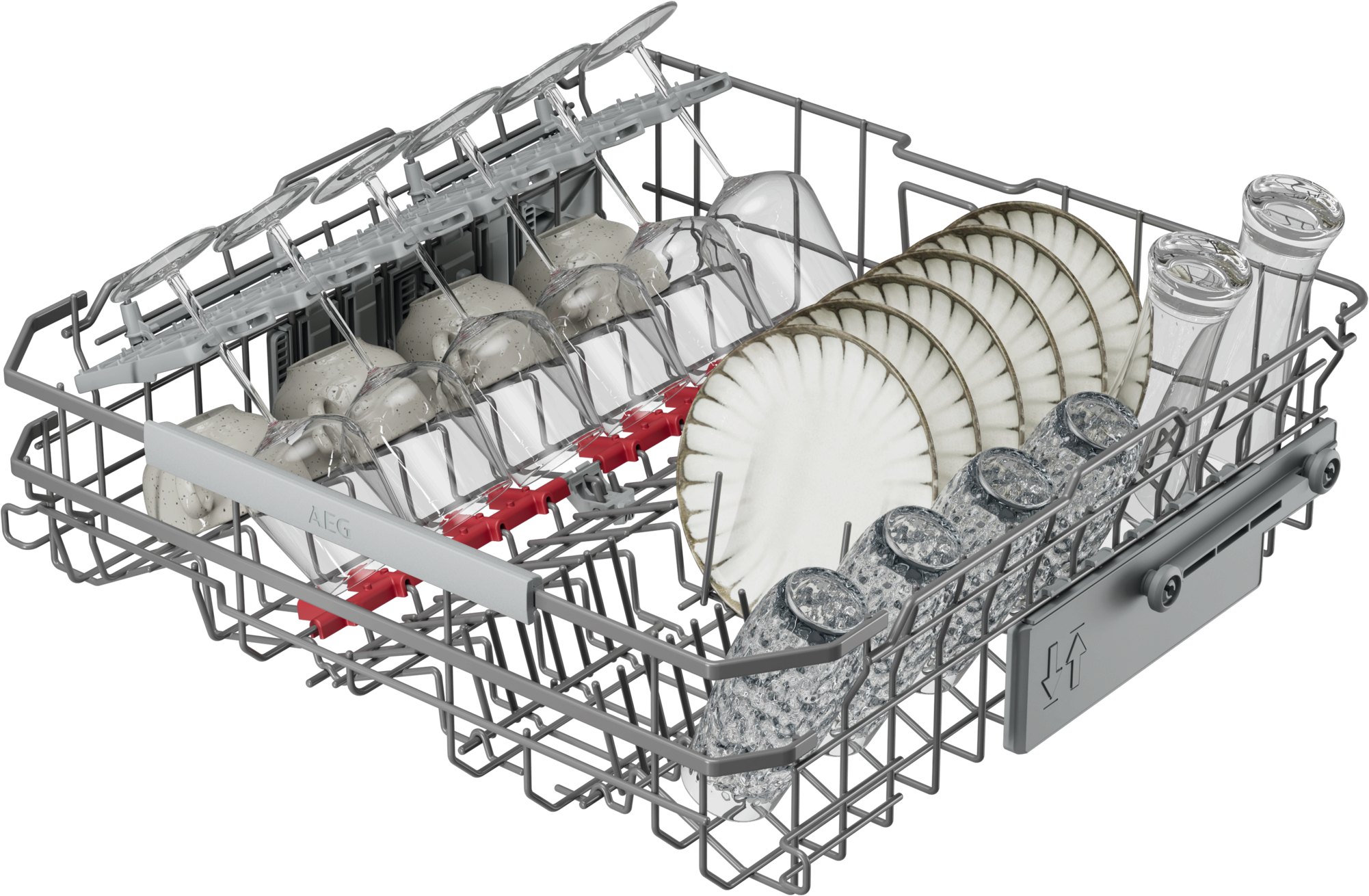 AEG Unterbaugeschirrspüler 7000 »GU7200A1SCM« Wassersparende Spülmaschine: 8,4l im Eco-Programm-effiziente Reinigung