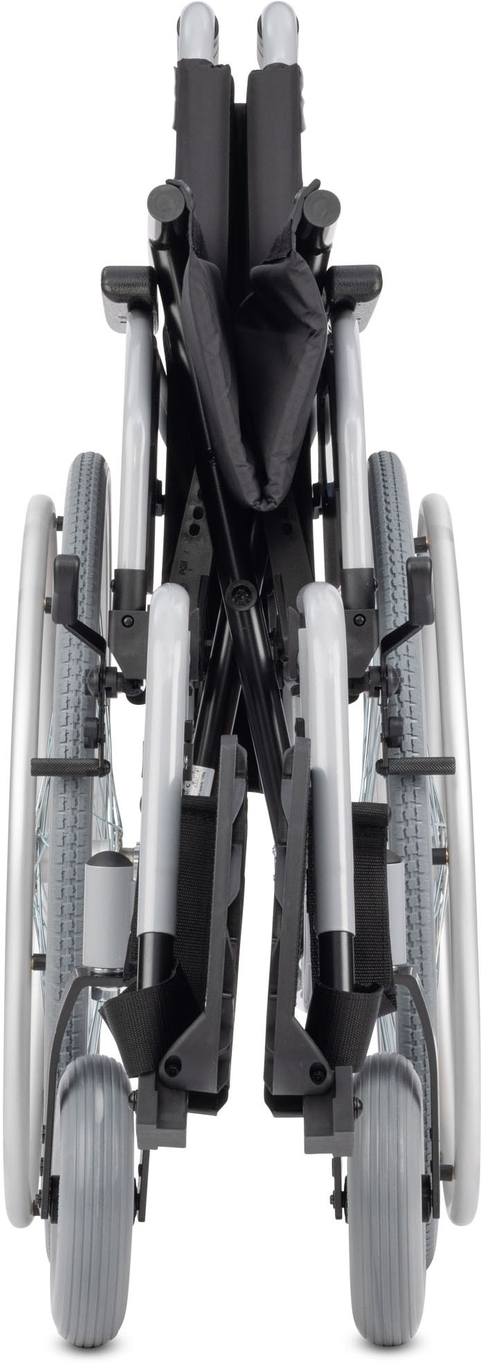 Bischoff & Bischoff Transportrollstuhl »S-Eco 300, variable Sitzbreiten«, abschwenkbare Beinstützen, Ankipphilfe