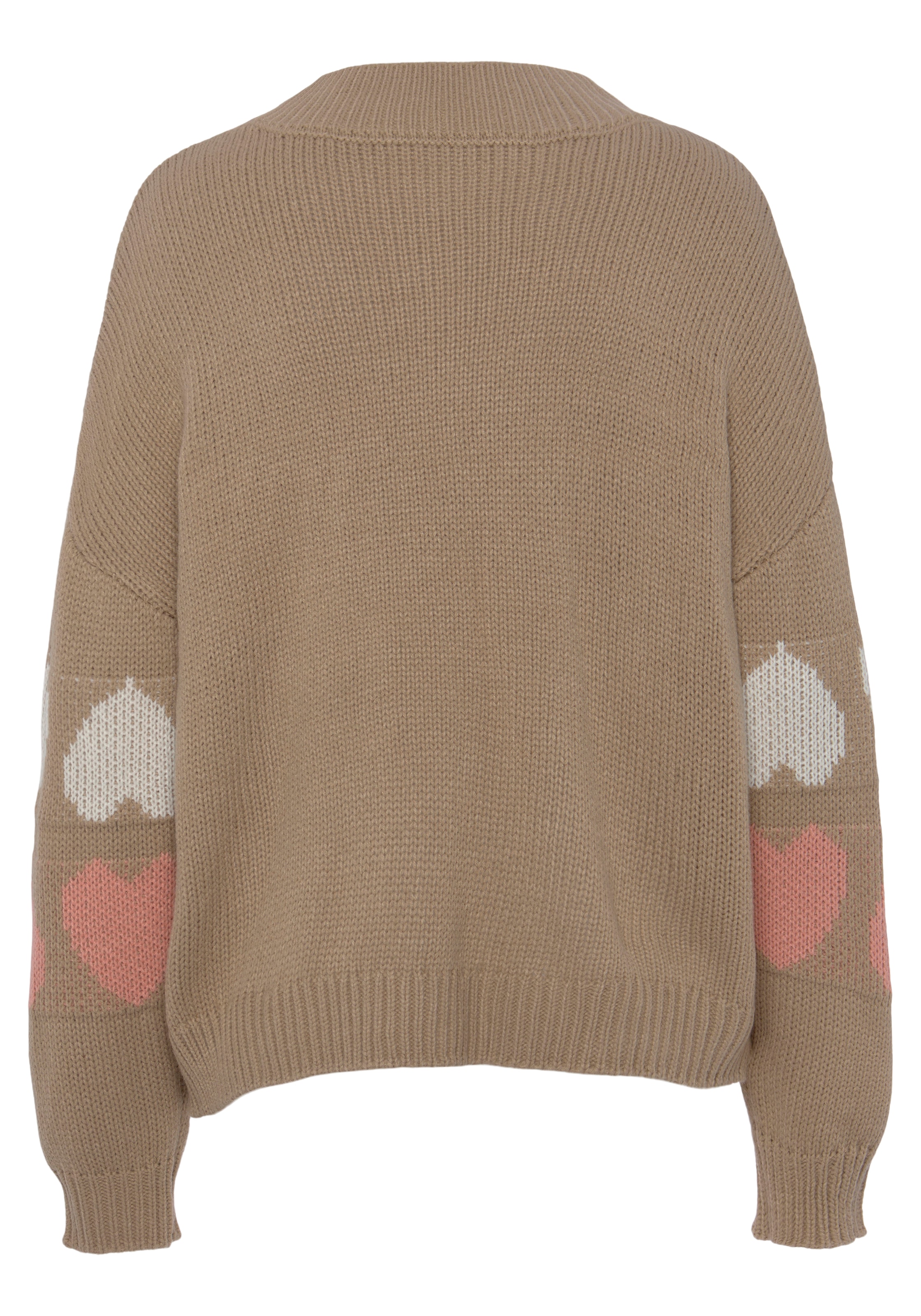 Vivance Strickpullover, mit Herzchenmuster