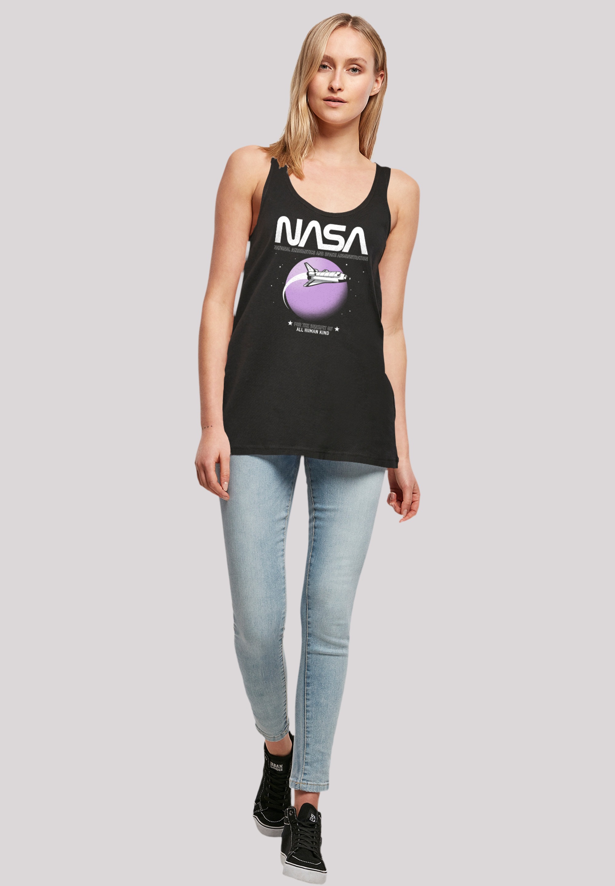 F4NT4STIC T-Shirt »NASA Shuttle Orbit«, Print