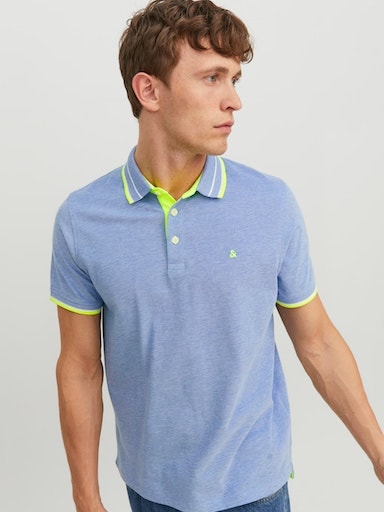 Jack & Jones Poloshirt JJEPAULOS POLO SS NOOS mit Logo Stickerei günstig online kaufen