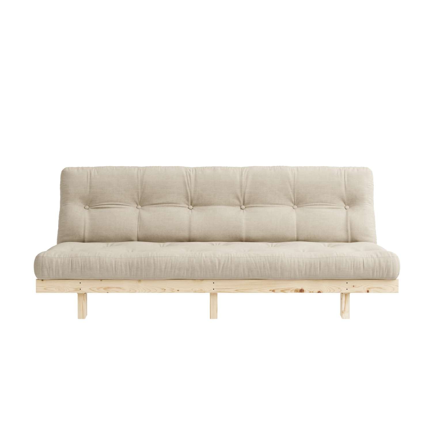Karup Design Schlafsofa "Lean 200 Schlafsofa, Gästebett, Sofa mit Futonmatratze" Inkl. Futonmatratze, Liegefläche 130x200 cm, FSC zertifizierte Kiefer