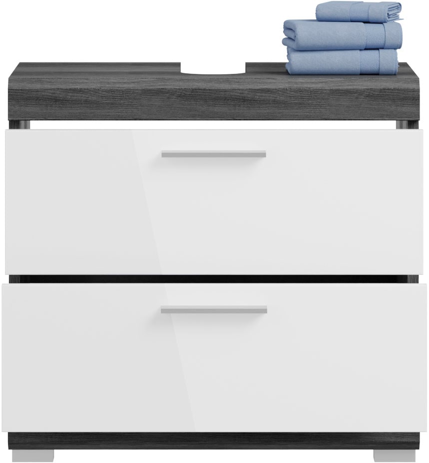 INOSIGN Badmöbel-Set »Siena, 4 teilig, bestehend aus:«, (Set, 4 St.), Waschbeckenunterschrank, Spiegelschrank, Unterschrank, Hängeschrank