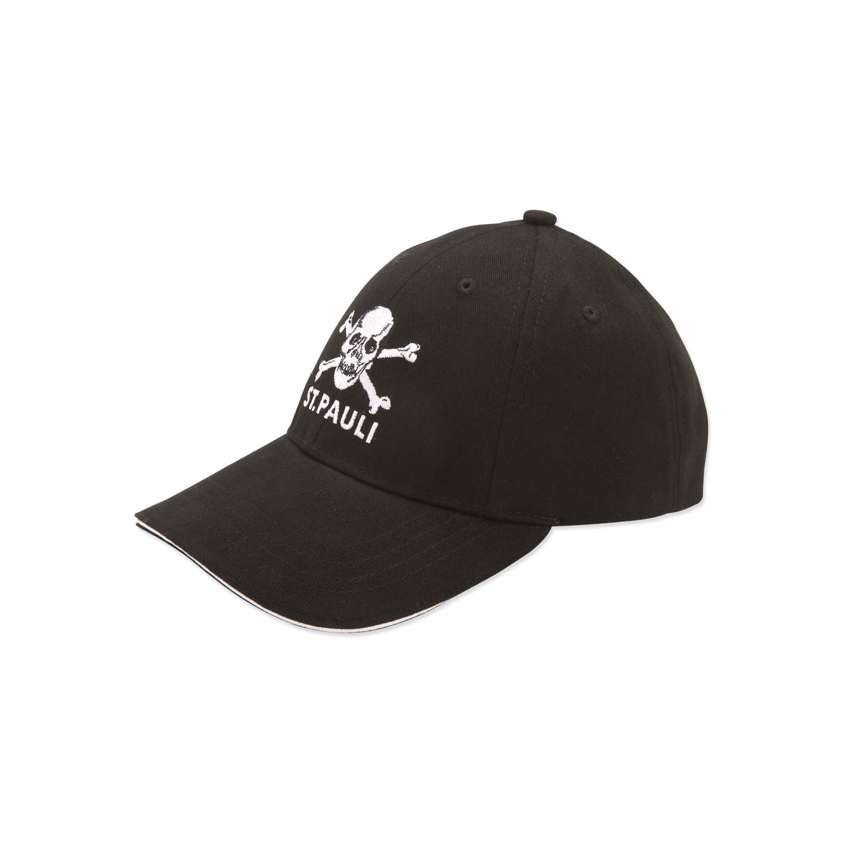 FC ST. PAULI Mädchen Bommelmütze "FC St. Pauli Cap FC St. Pauli Kinder Totenkopf"schwarz, 100% Baumwolle, Mützen