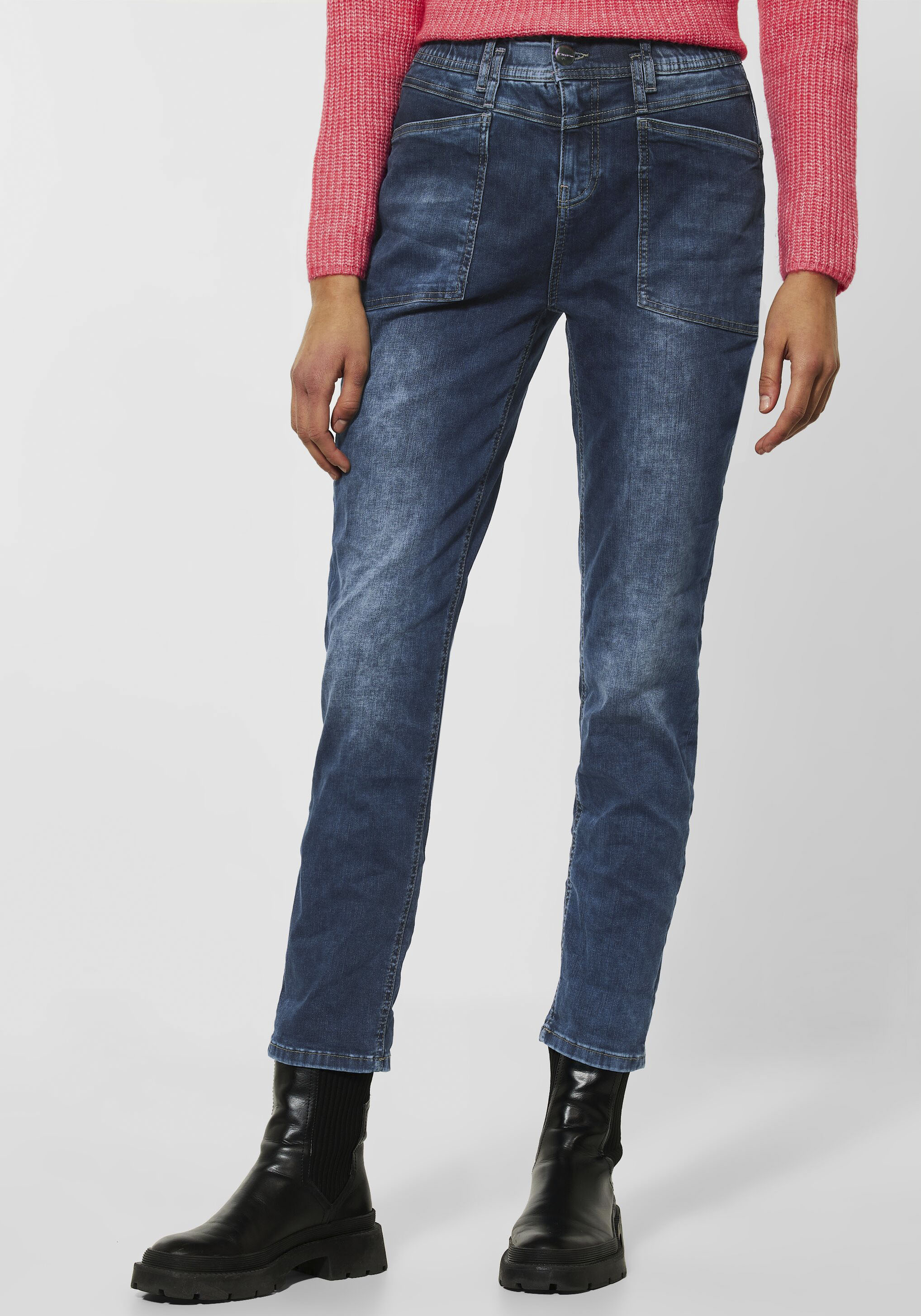 street one -  Loose-fit-Jeans "Style Bonny", in modischem Design