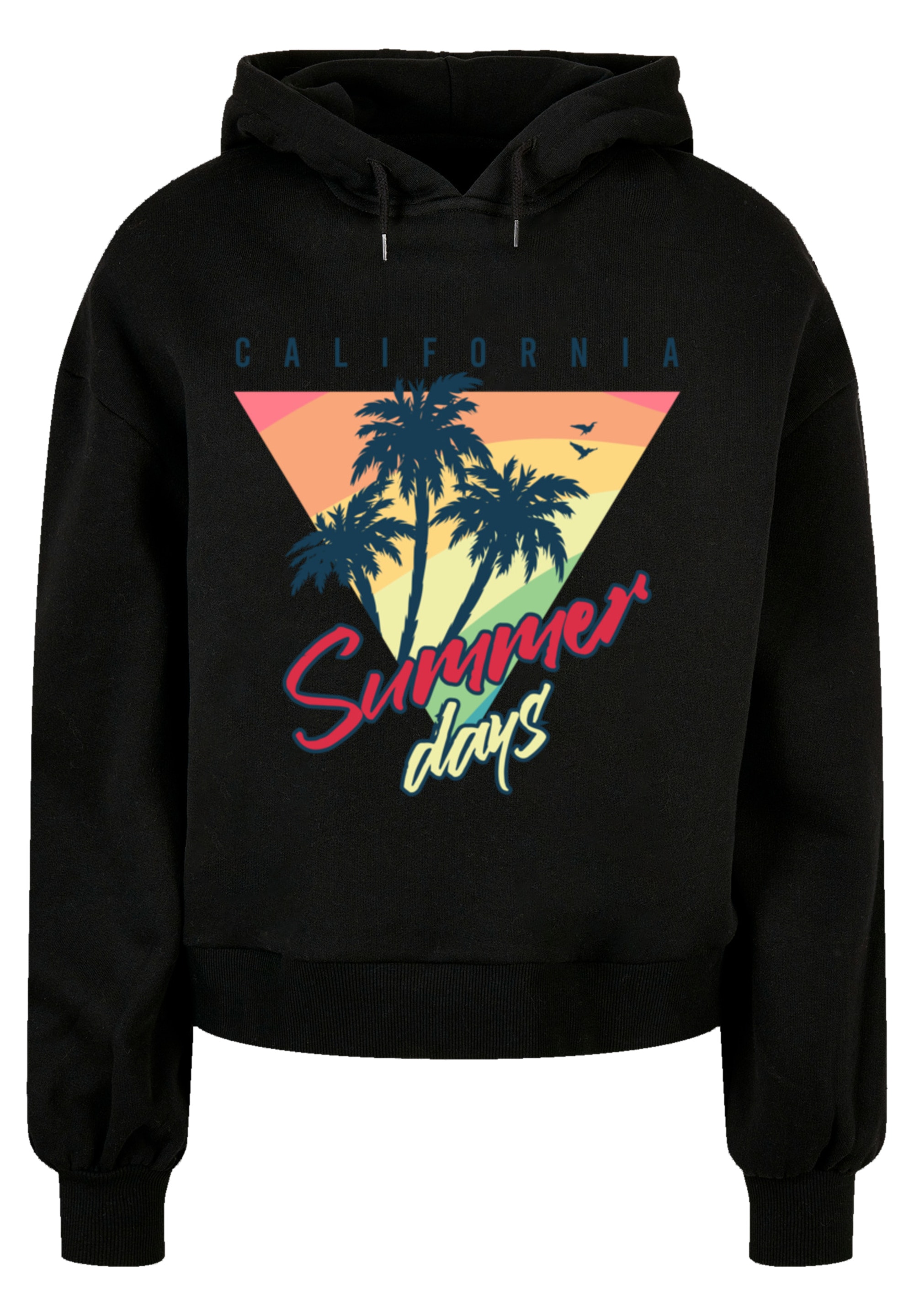 F4NT4STIC Sweatshirt »California Palmen Retro«, Premium Qualität