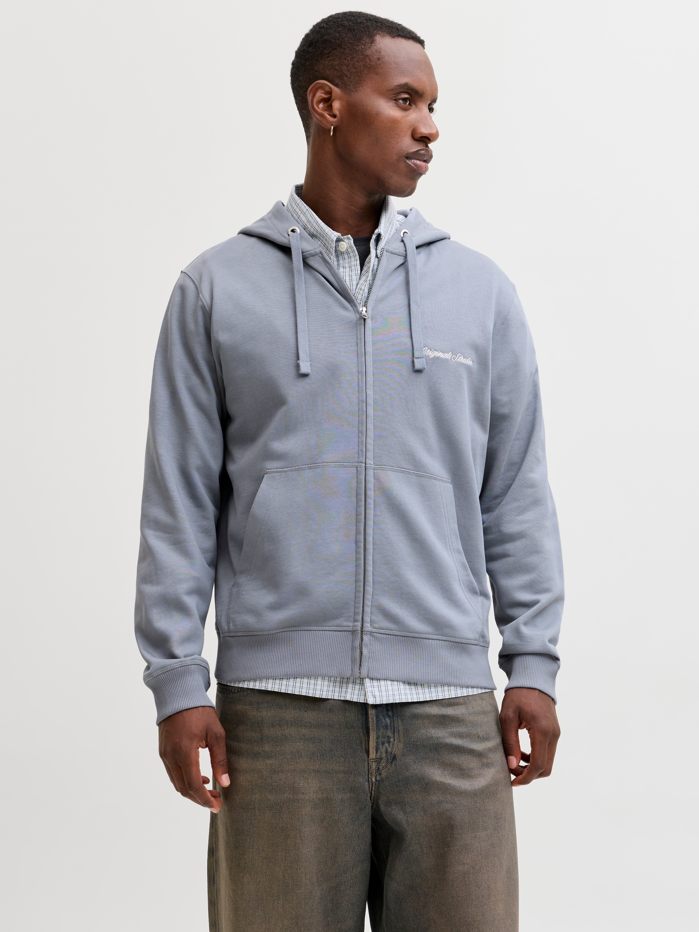 Jack & Jones Kapuzensweatshirt »JORNORREBRO EMB SWEAT ZIP HOOD NOOS«, mit Stickerei
