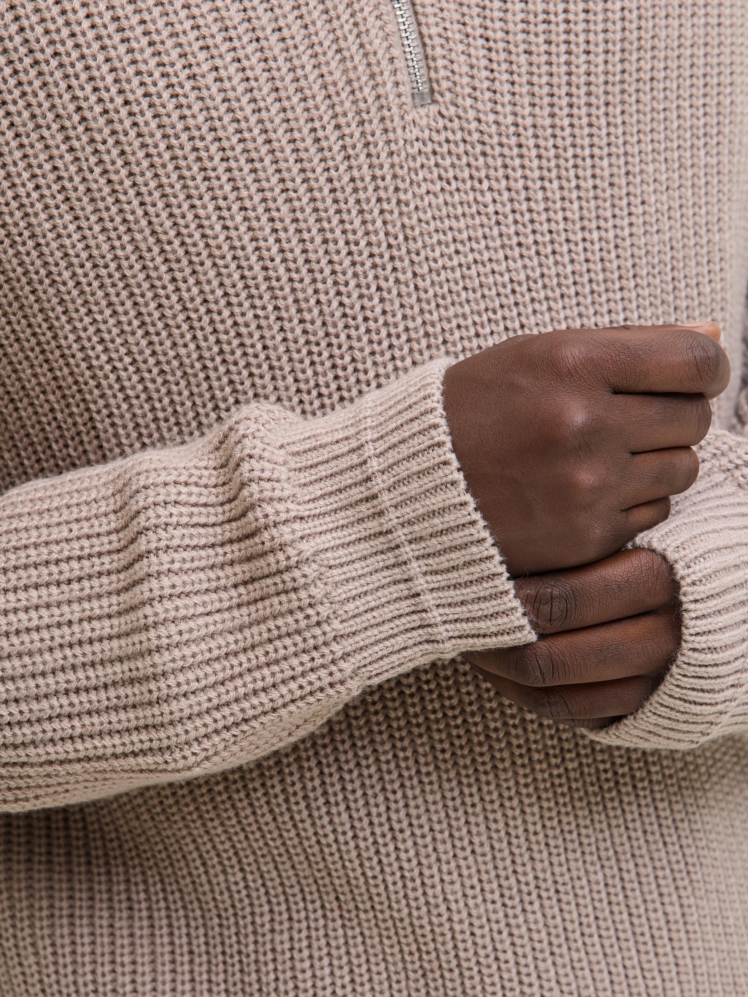 Thumbnail - Jack & Jones Troyer "JJKAITO KNIT HALF ZIP BF"