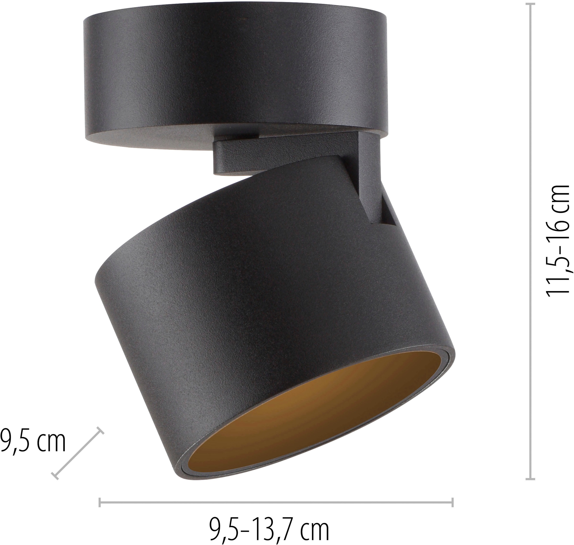 Neuhaus PURE LED Deckenleuchte »PURE Cup« LED-Board 1 Stk. Warmweiß Dimmfähig über separaten Tronicdimmer, dreh- & schwenkbar