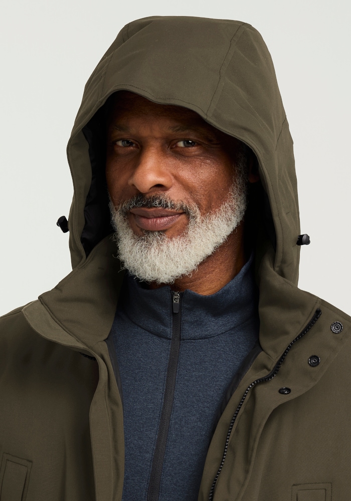 Jack Wolfskin Funktionsparka »CANYON SHIELD PARKA M« mit Kapuze mit TEXAPORE-Technologie, atmungsaktiv, wasserdicht, winddicht