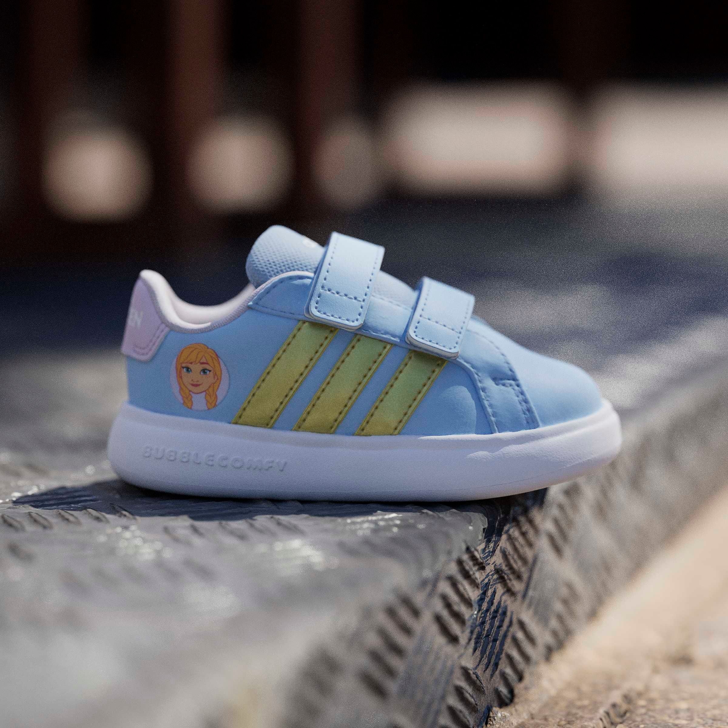 adidas Sportswear Klettschuh »ADIDAS DISNEY FROZEN GRAND COURT 3.0  FÜR BABYS UND KLEINKINDER«  Frozen