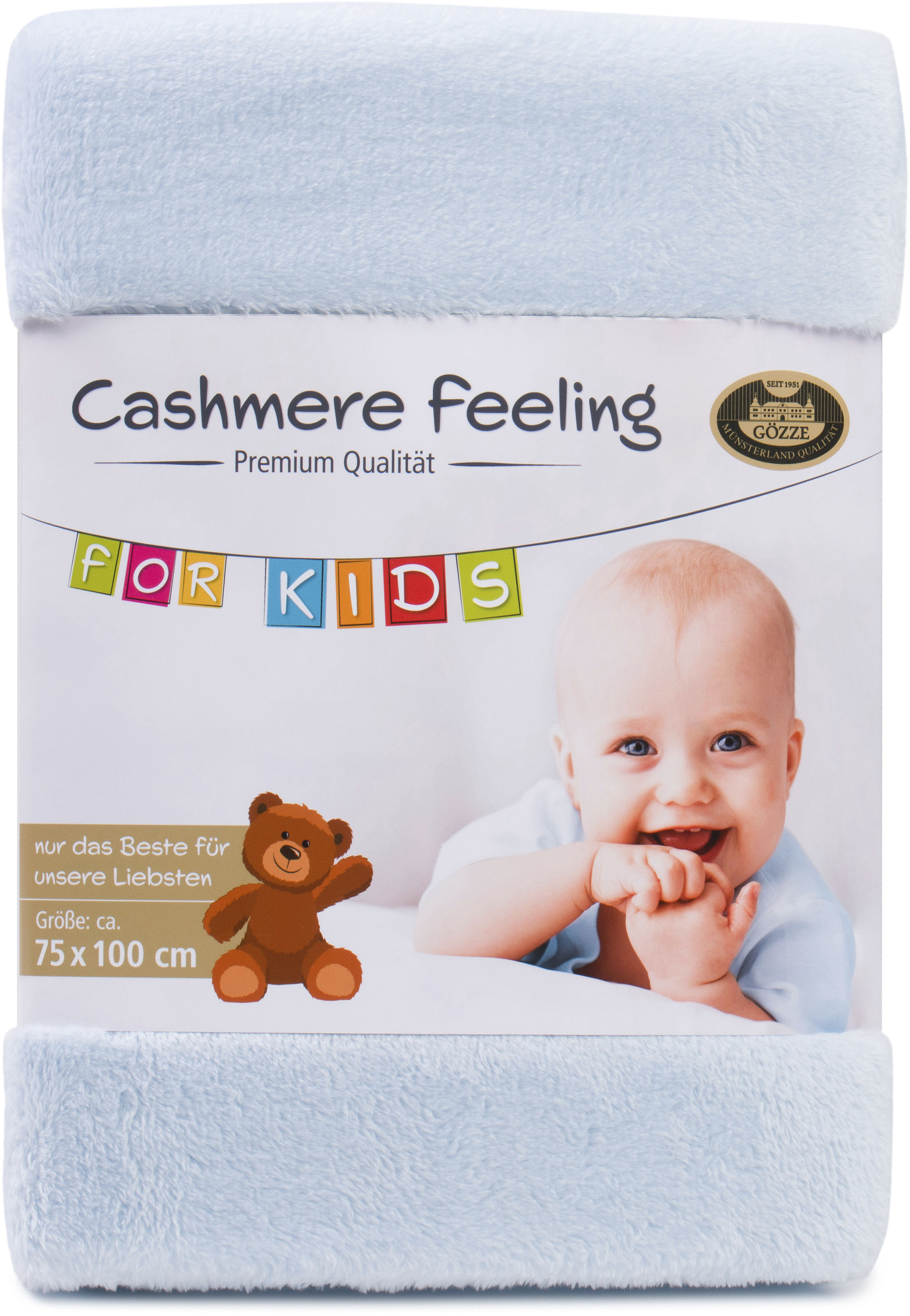 Thumbnail - Gözze Kinderdecke "Premium Cashmerefeeling" kuschelig warm
