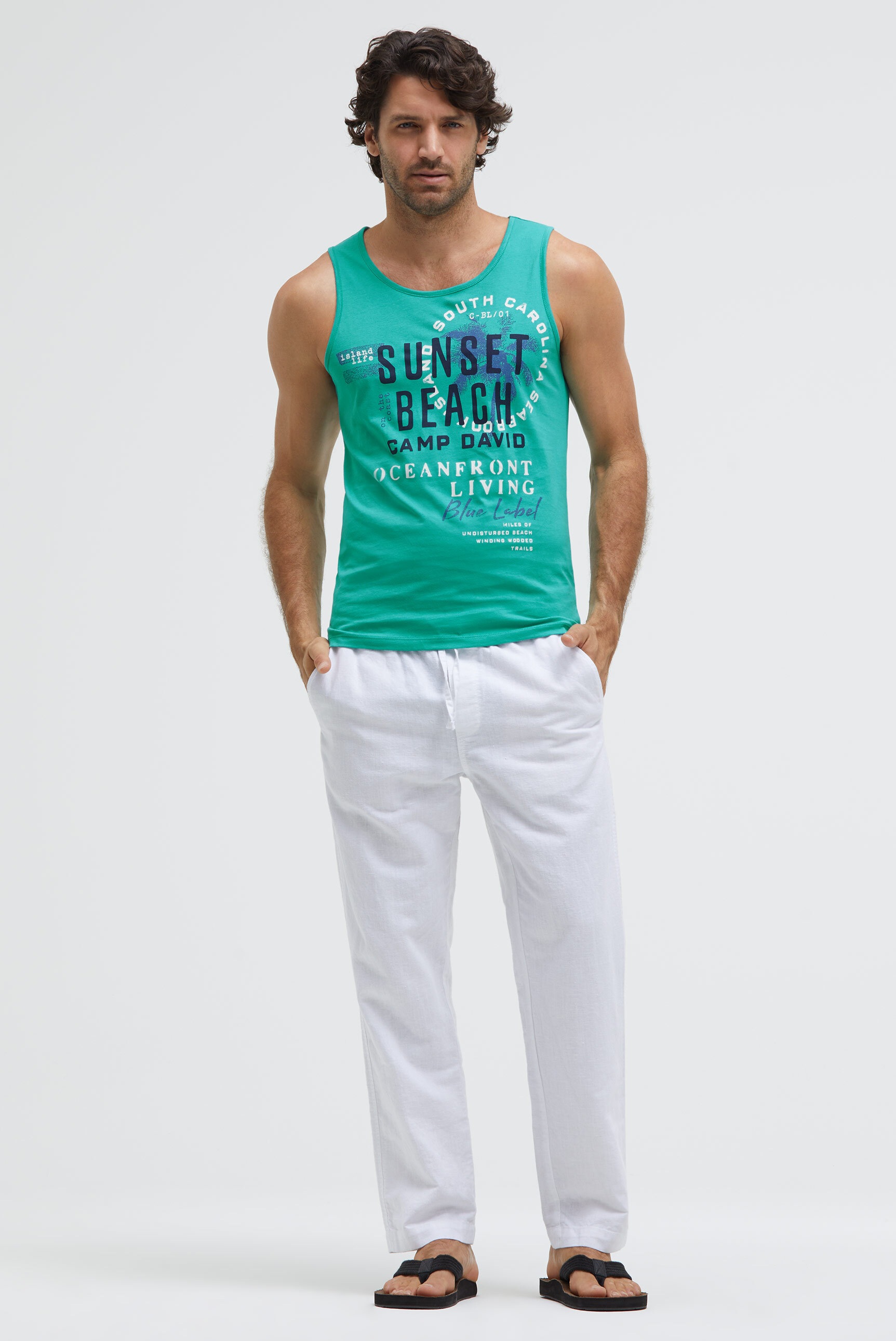 CAMP DAVID Tanktop aus Baumwolle