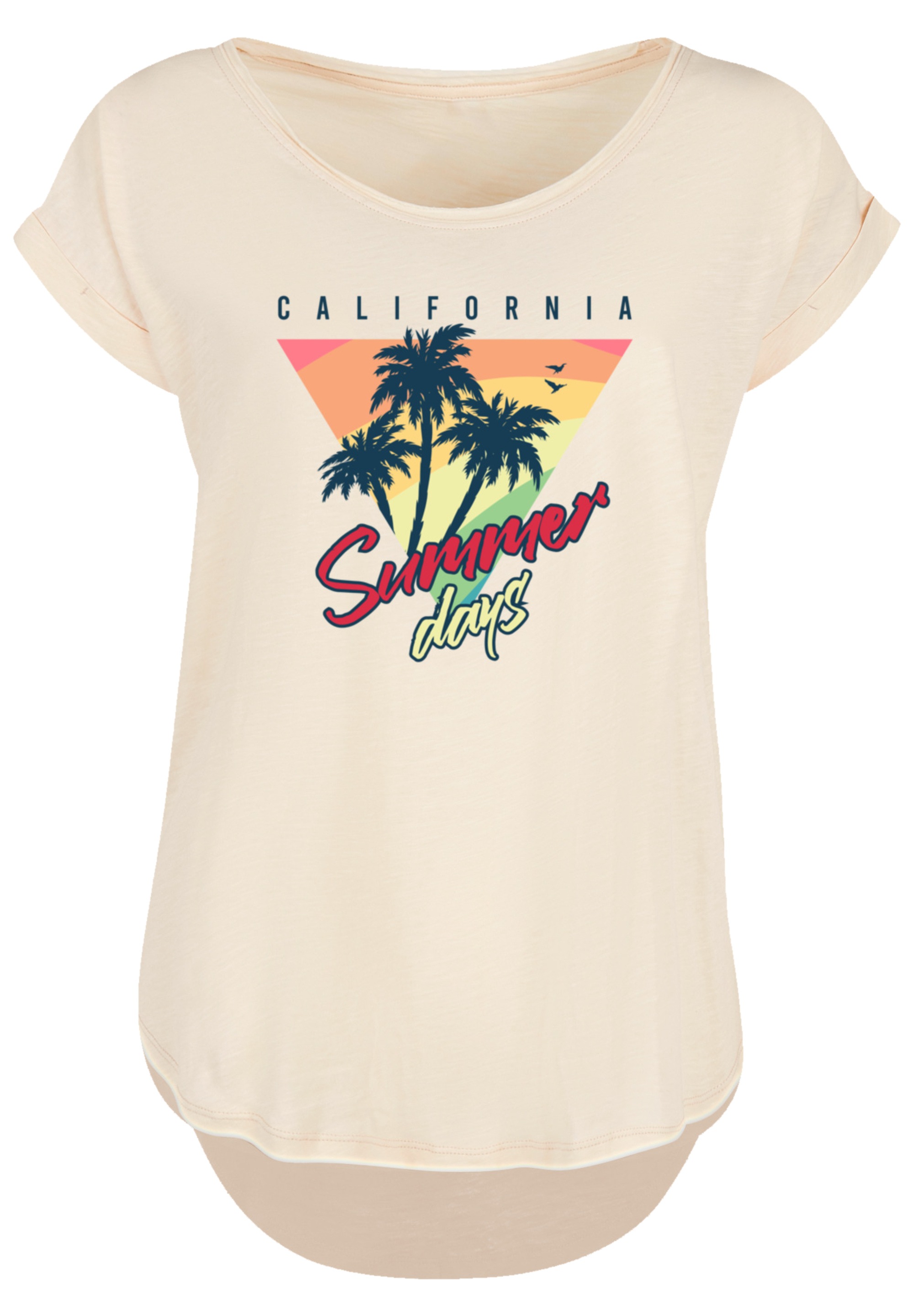 F4NT4STIC T-Shirt »California Palmen Retro«, Premium Qualität