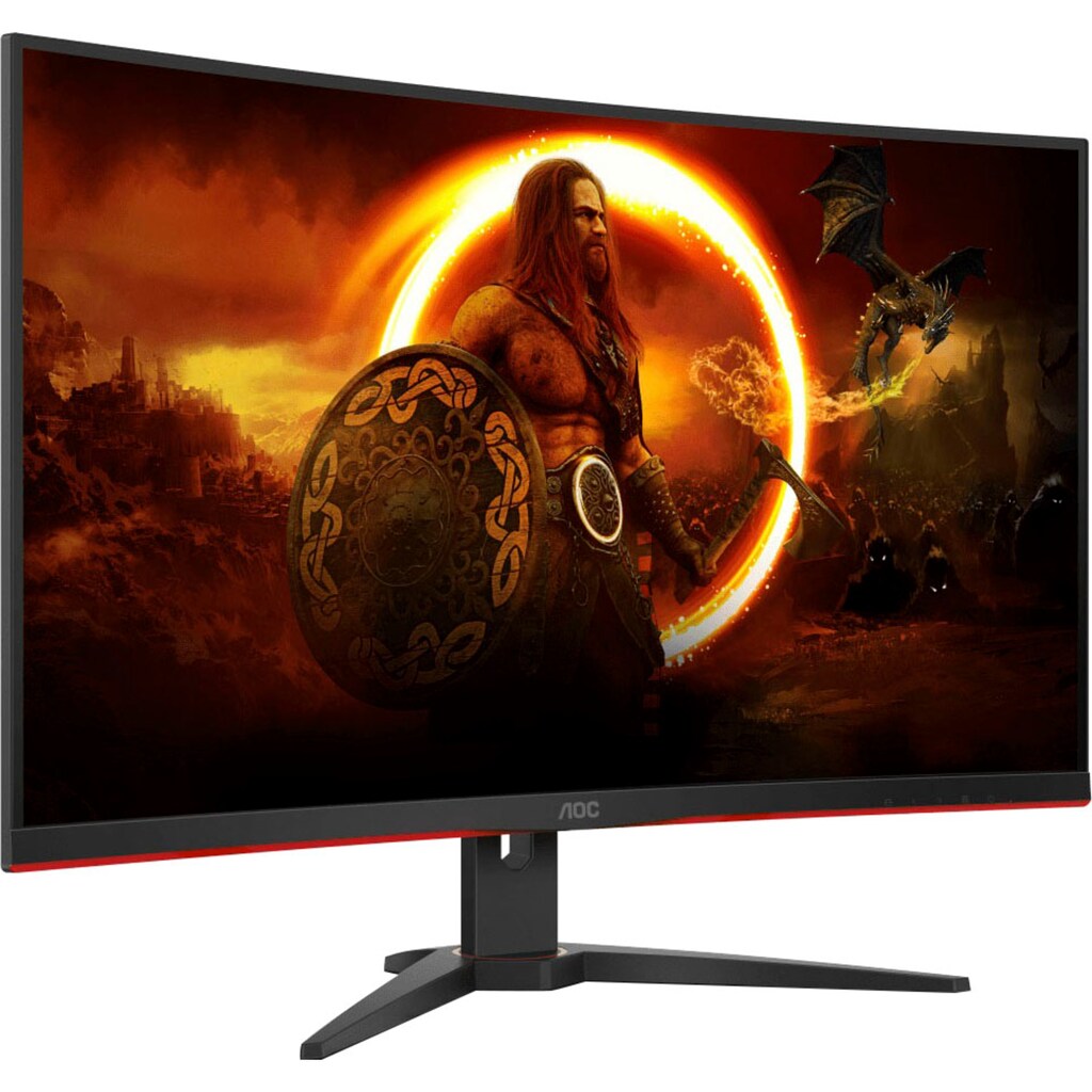 AOC Curved-Gaming-Monitor »CQ32G2SE/BK«, 80 cm/31,5 Zoll, 2560 x 1440 px, QHD, 1 ms Reaktionszeit, 165 Hz