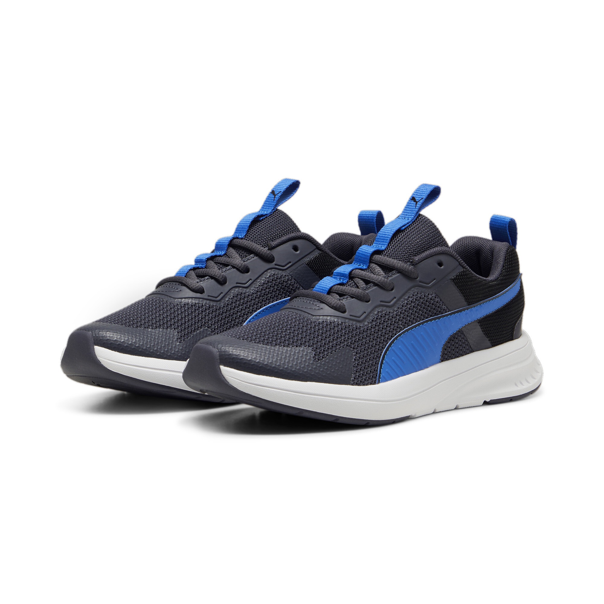 Black and blue puma shoes online