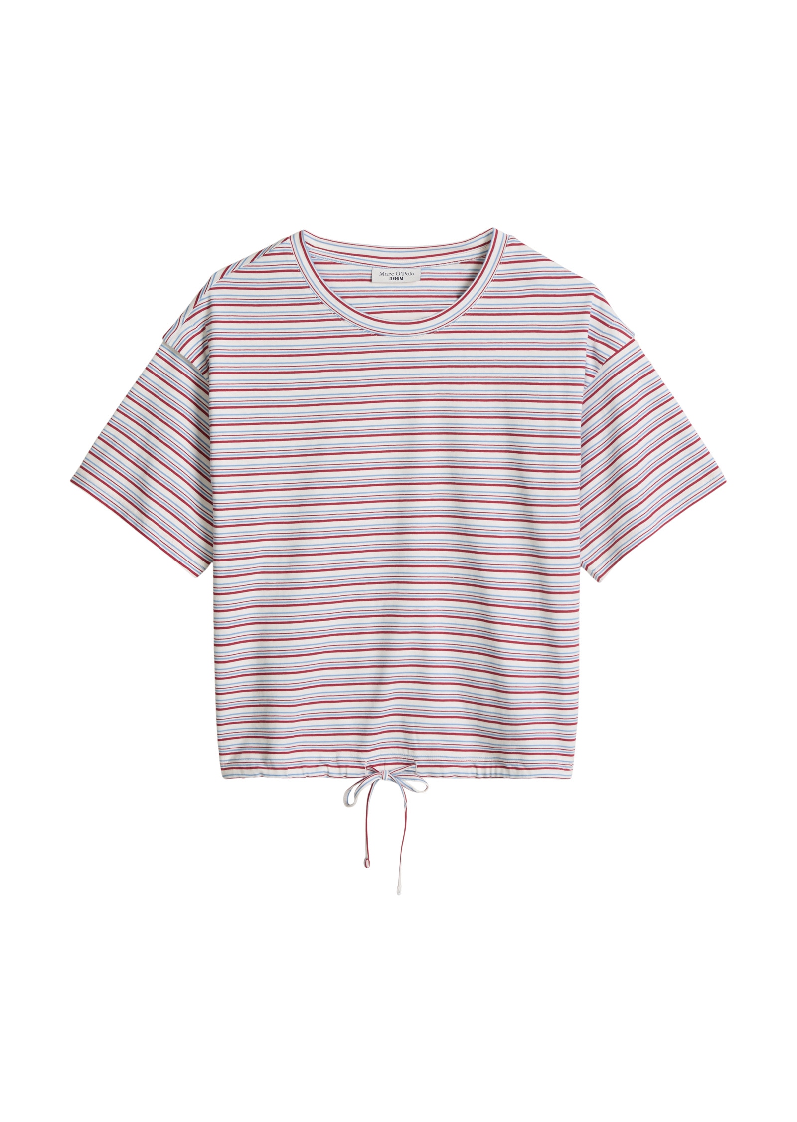 Marc O'Polo DENIM T-Shirt »mit Tunnelzug am Saum«