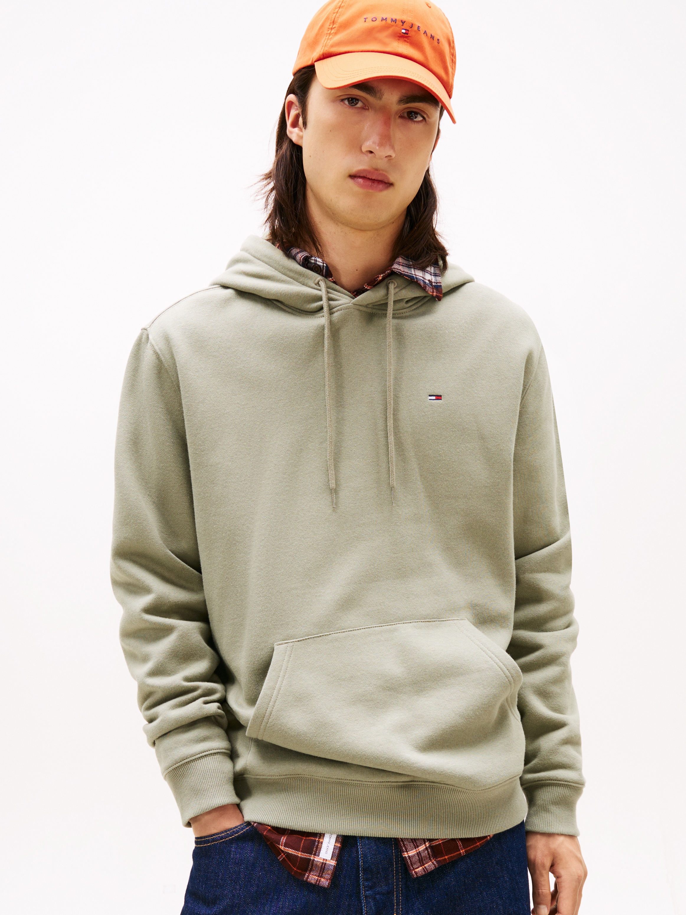 Tommy Jeans Sweatshirt "TJM REG S FLAG HOODIE", mit bestickten Markenlogo a günstig online kaufen